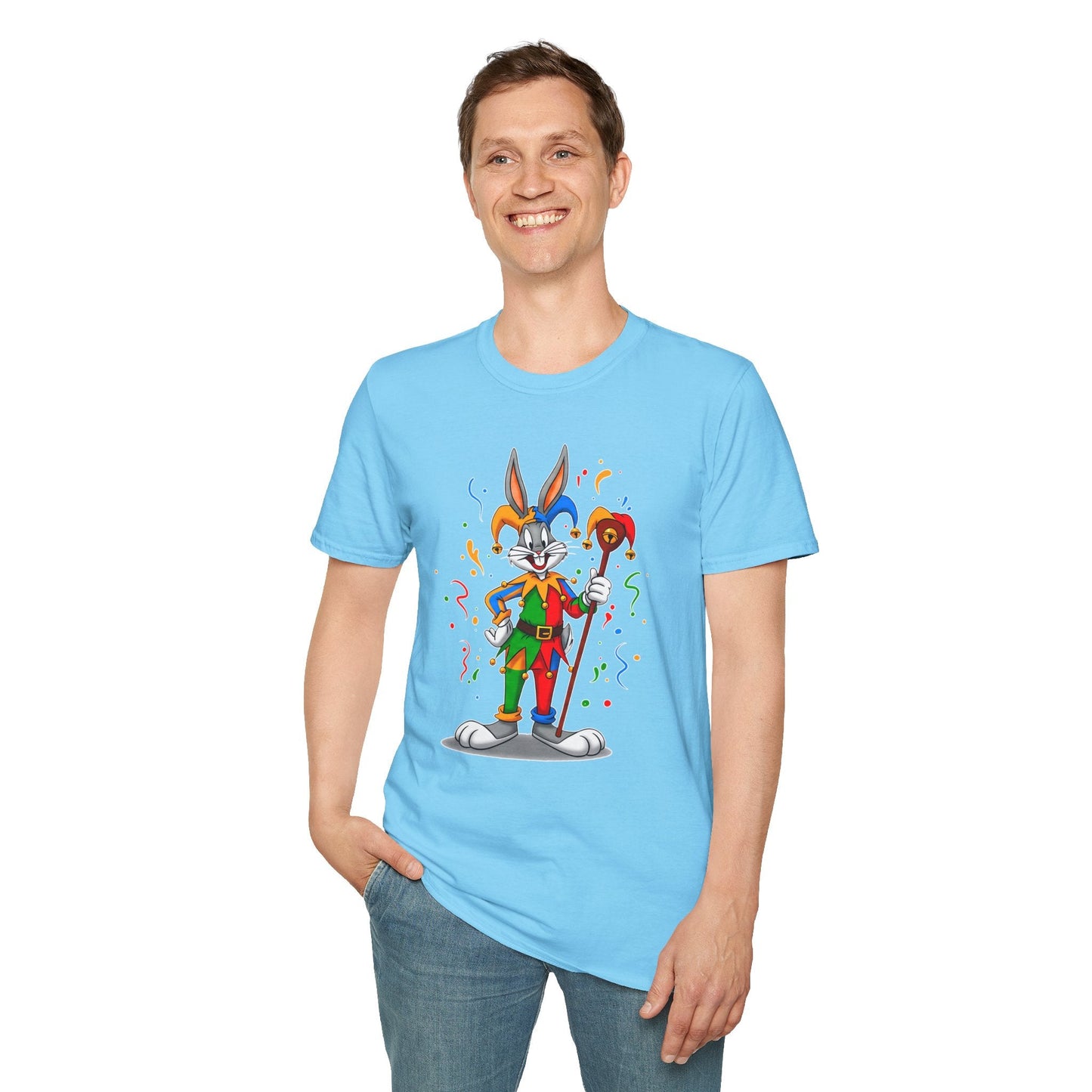 Bugs Bunny Shirt Unisex Short Sleeve T Shirt Cartoon On T Shirt Animation Tee Gildan Softstyle 64000