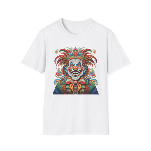 Clown Shirt Unisex Tee Funny Man Circus Shirt Scary Man Tee Gildan Softstyle 64000