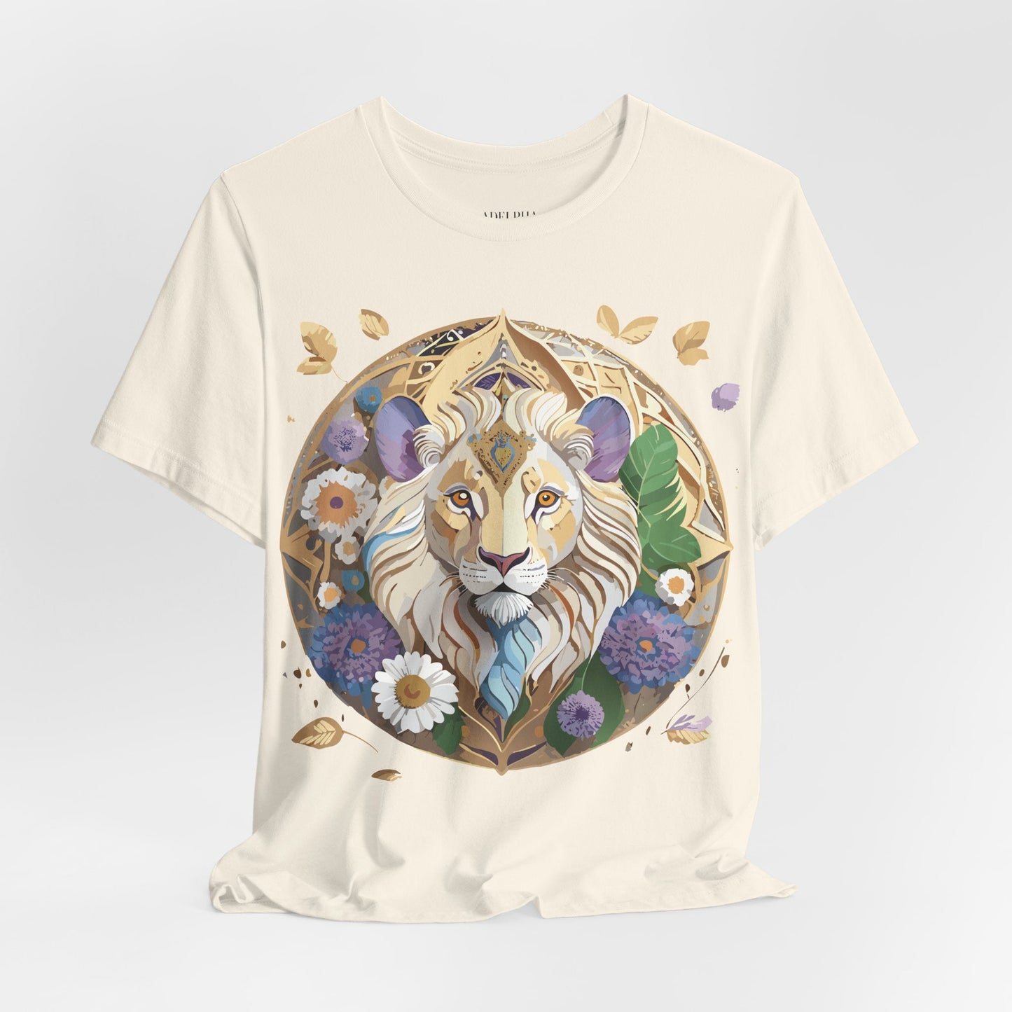 Adelpha Graphic Tee Unisex Medallion Shirt Vintage Inspired Art Design Short Sleeve
