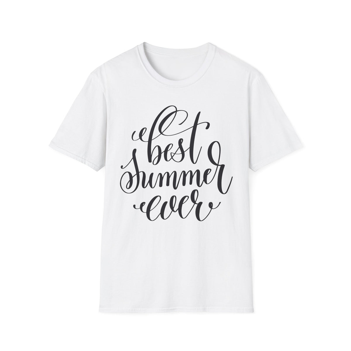 Unisex Cotton Short Sleeves Summer Graphic T-Shirt