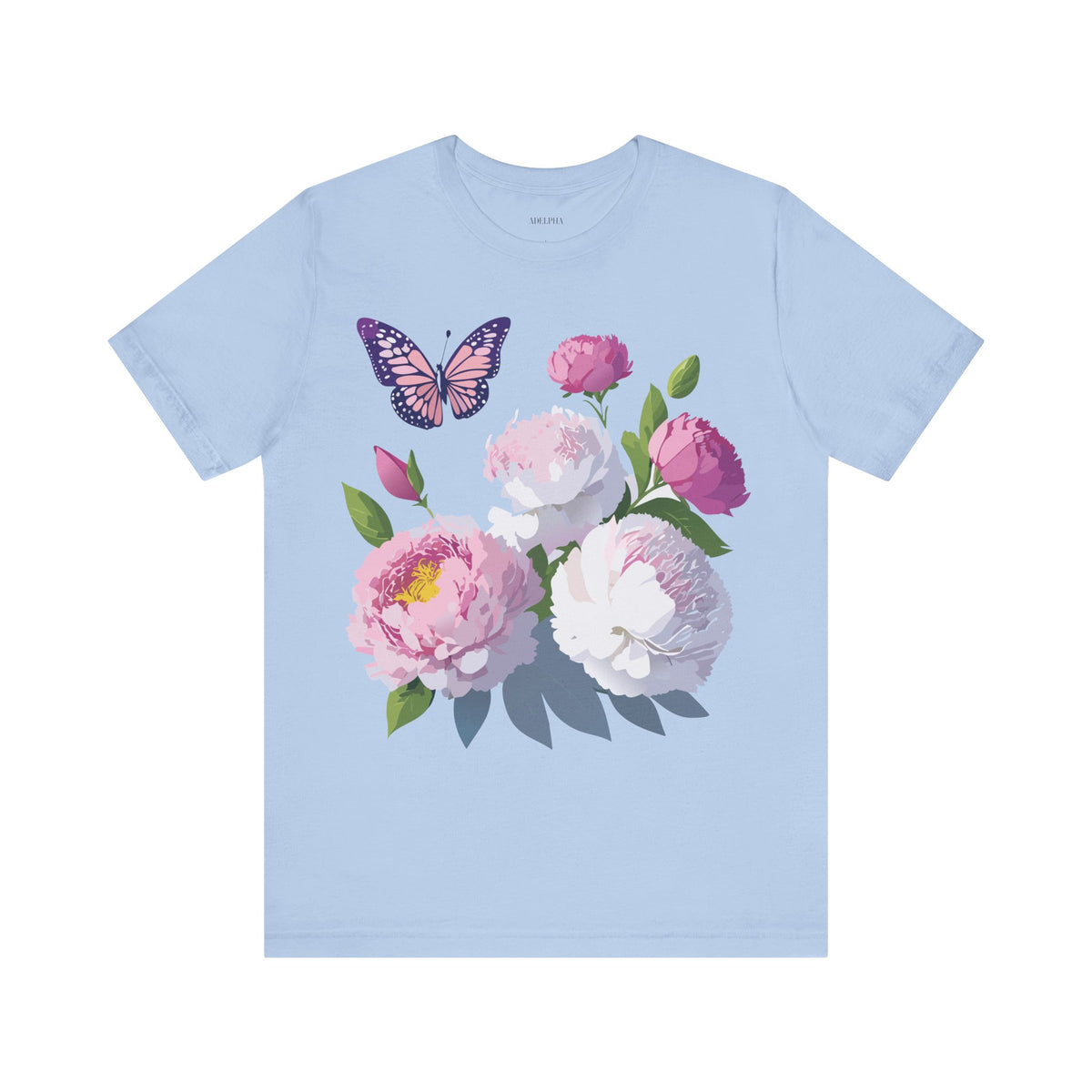 Floral Graphic Tee Shirt - Bella+Canvas Unisex 100 Cotton 39