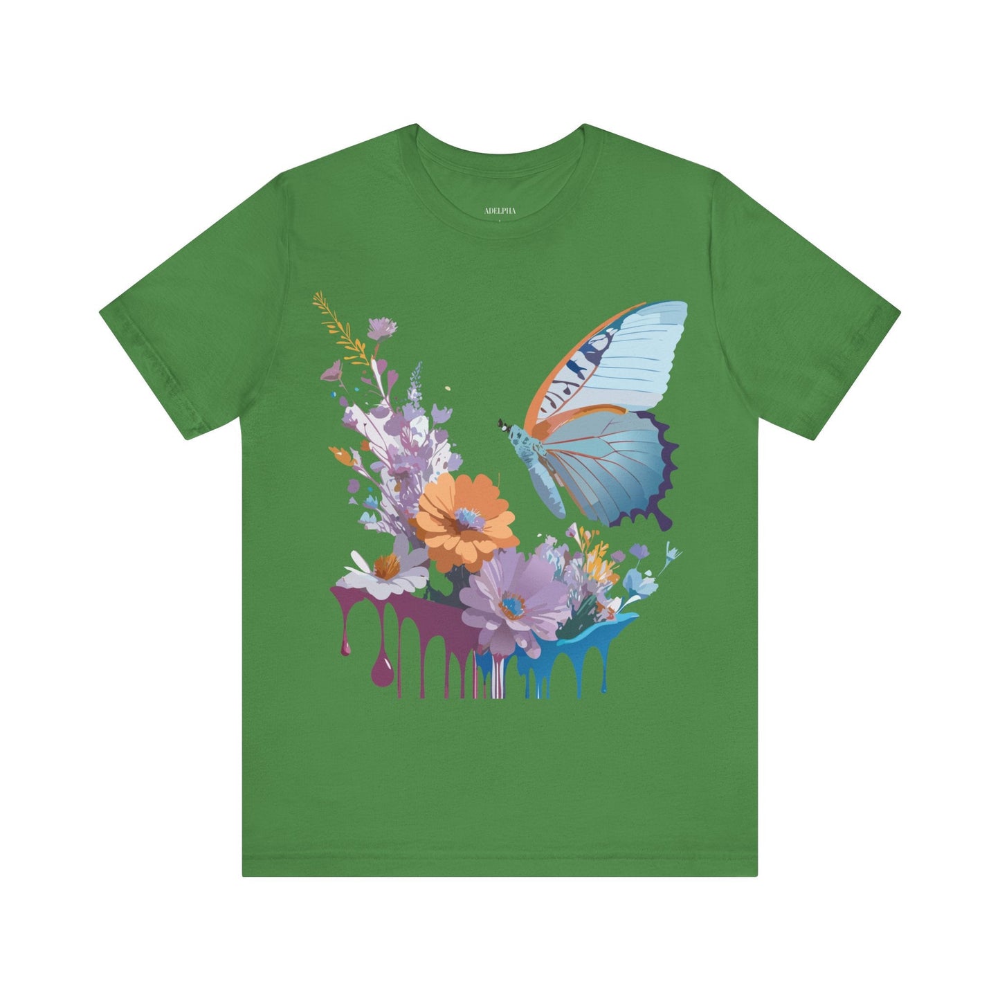 Butterfly Graphic Tee Unisex Jersey Short Sleeve Vintage Inspired Adelpha Art
