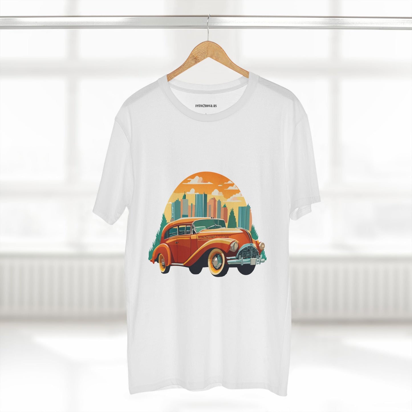 Retro Car Shirts Vintage Car Tee By Retro2Nova Unisex Premium Cotton Original Art Design Collection