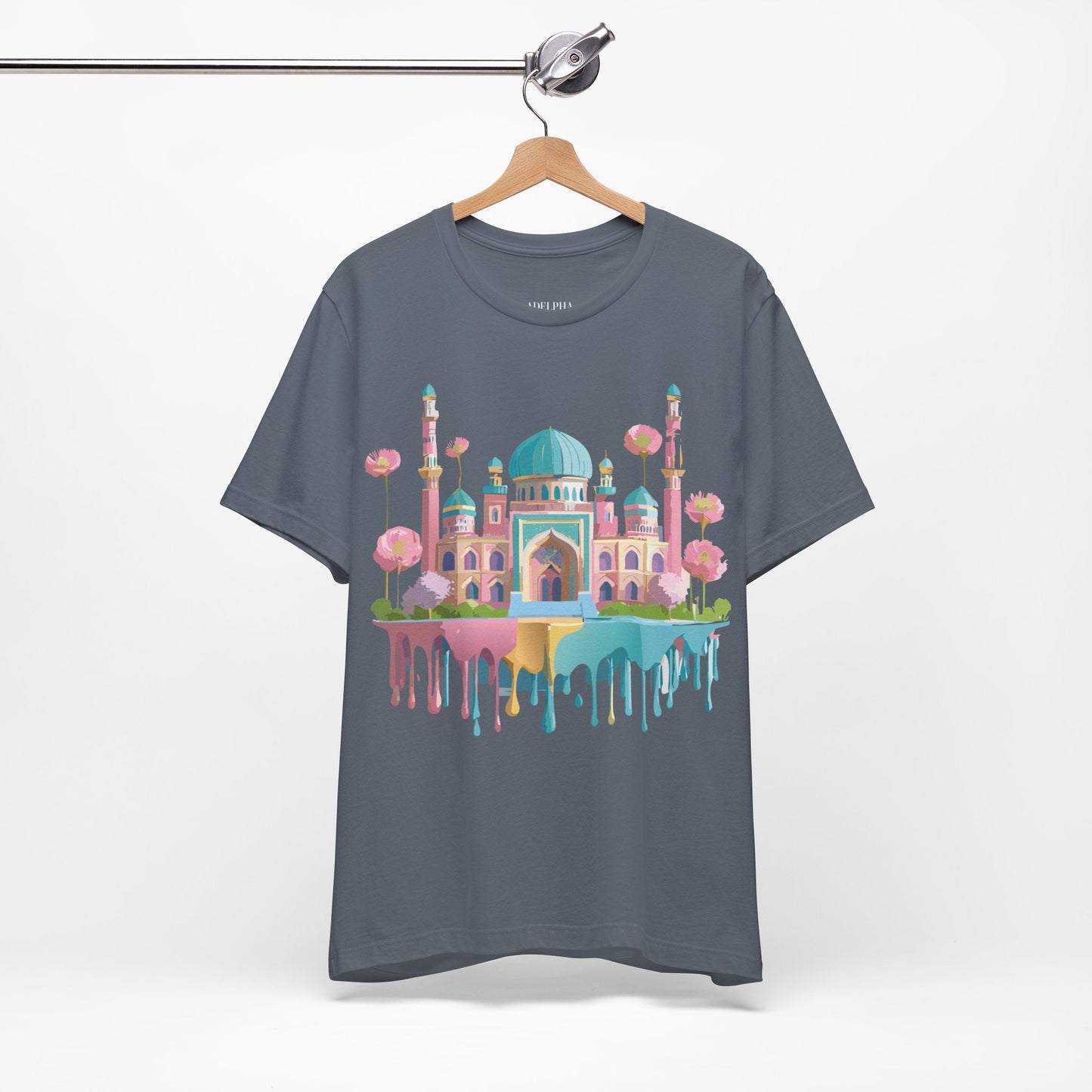 Adelpha Unisex Graphic Tee Vintage Inspired Artwork Tashkent Tourist Shirt Travel Style
