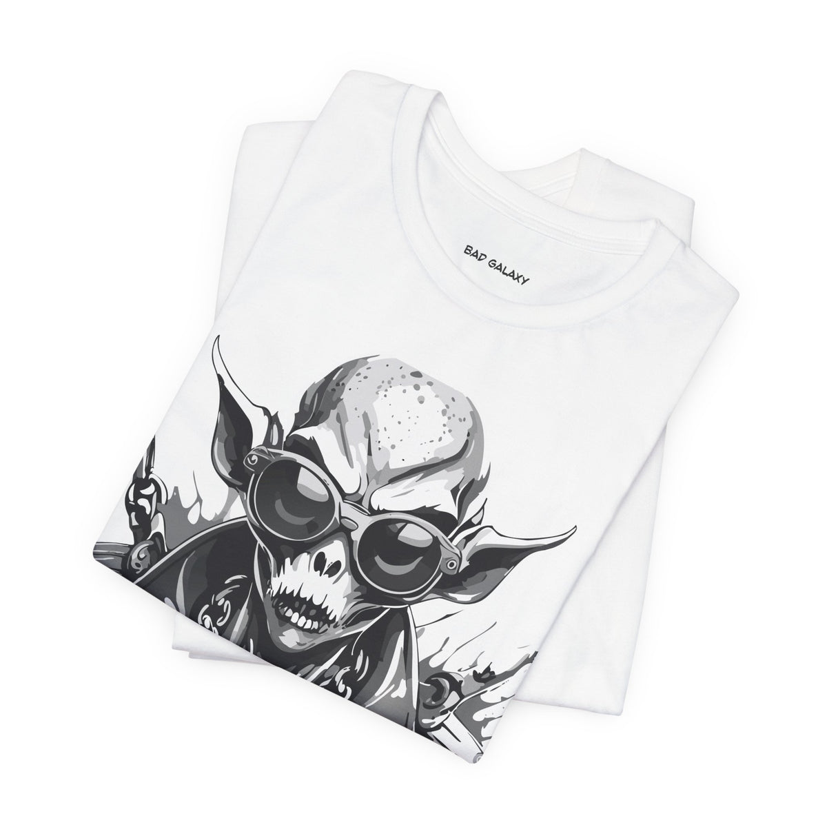 Alien Graphic Unisex Cotton Bella+Canvas Tee with Art Design b60
