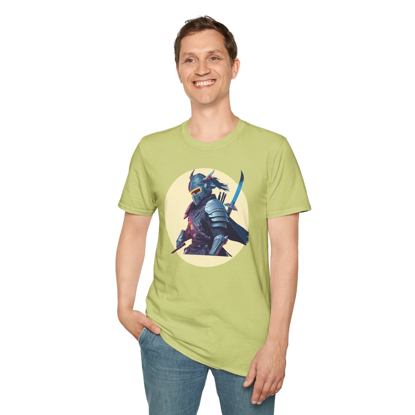 Samurai Shirt Unisex Softstyle Short Sleeve T Shirt Gildan 64000 Breathable Comfort Wear