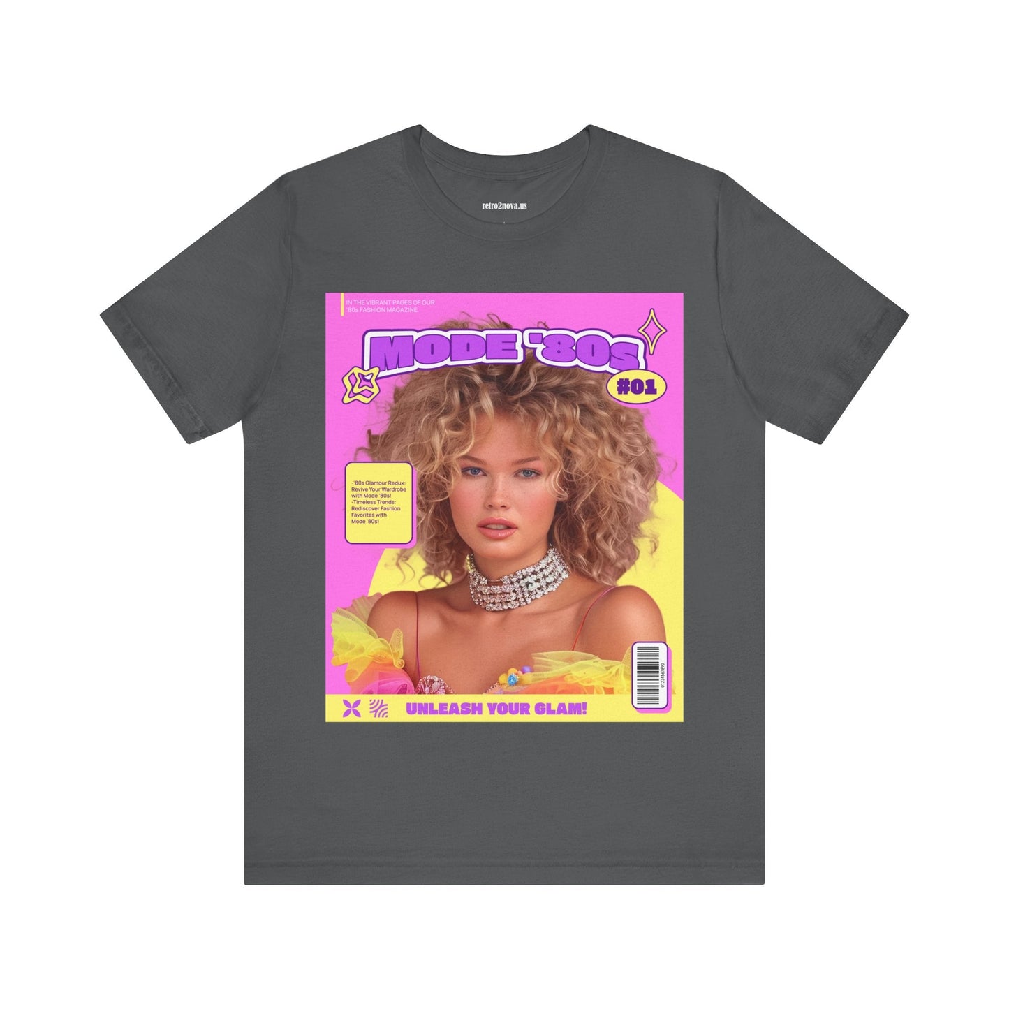 Magazine Cover Shirt Unisex Jersey Short Sleeve Tee Lightweight Breathable