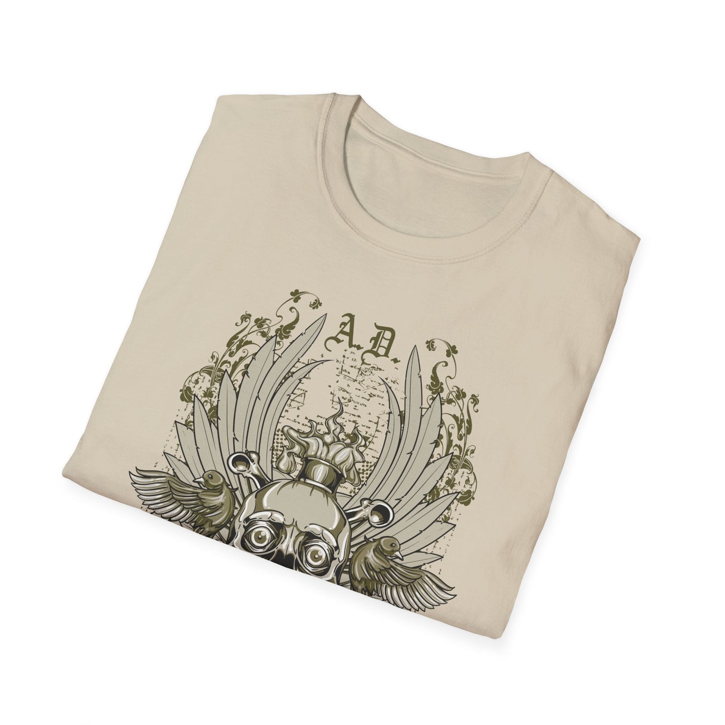 Unisex Art Design T Shirt With Graphic Artwork Softstyle Gildan 64000 Tee Premium Cotton