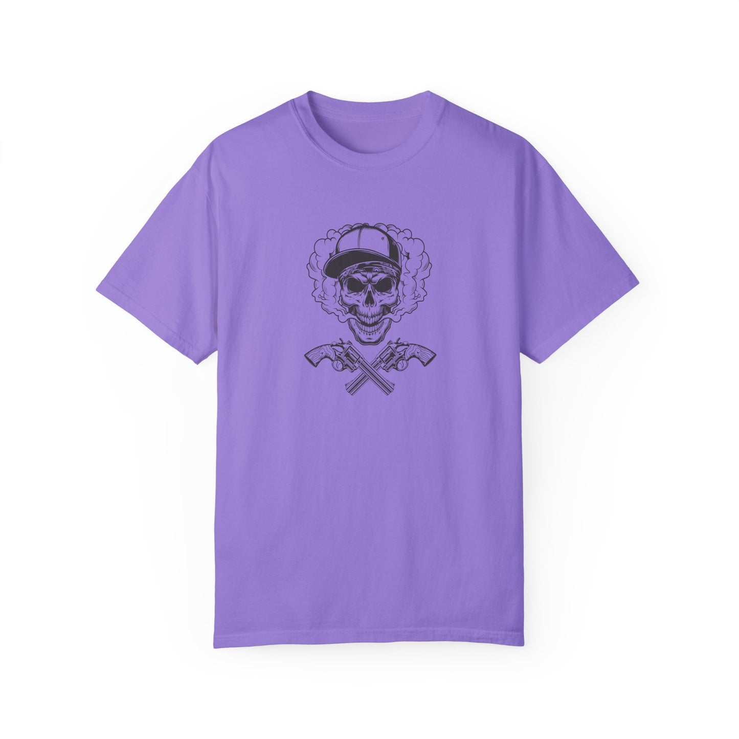 Unisex Cotton Tee Shirt with Skull