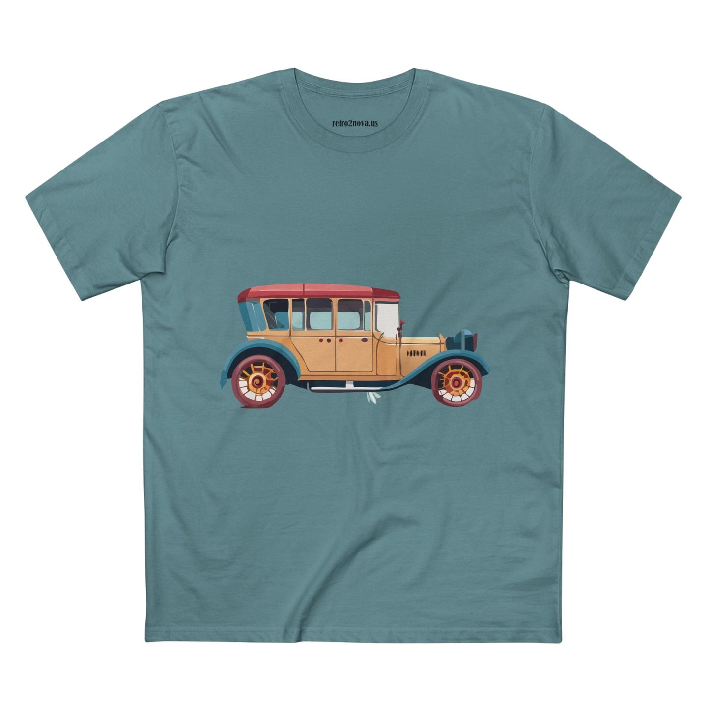 Retro Car Shirts Vintage Car Shirts RC5 Unisex Premium Cotton Art Tee With Original Design
