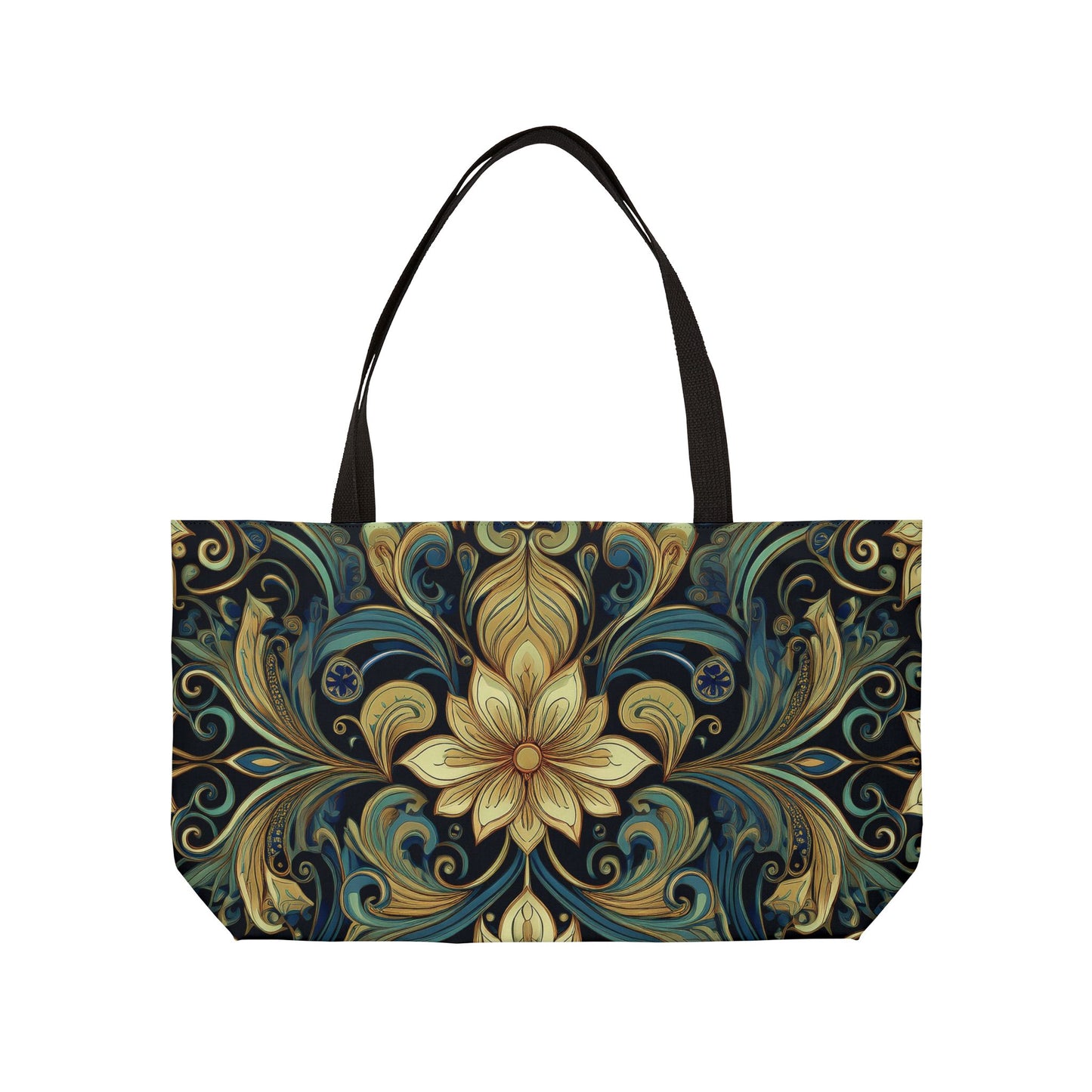 Ornament Print Big Bag High-Quality 100% Spun Poly 24x13 Canvas Art Bag OR-4