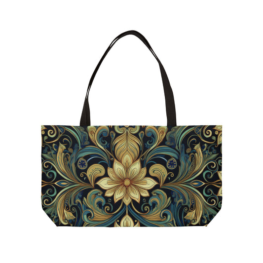 Ornament Print Big Bag Unisex Spun Poly 24x13 Canvas Art Bag OR-4