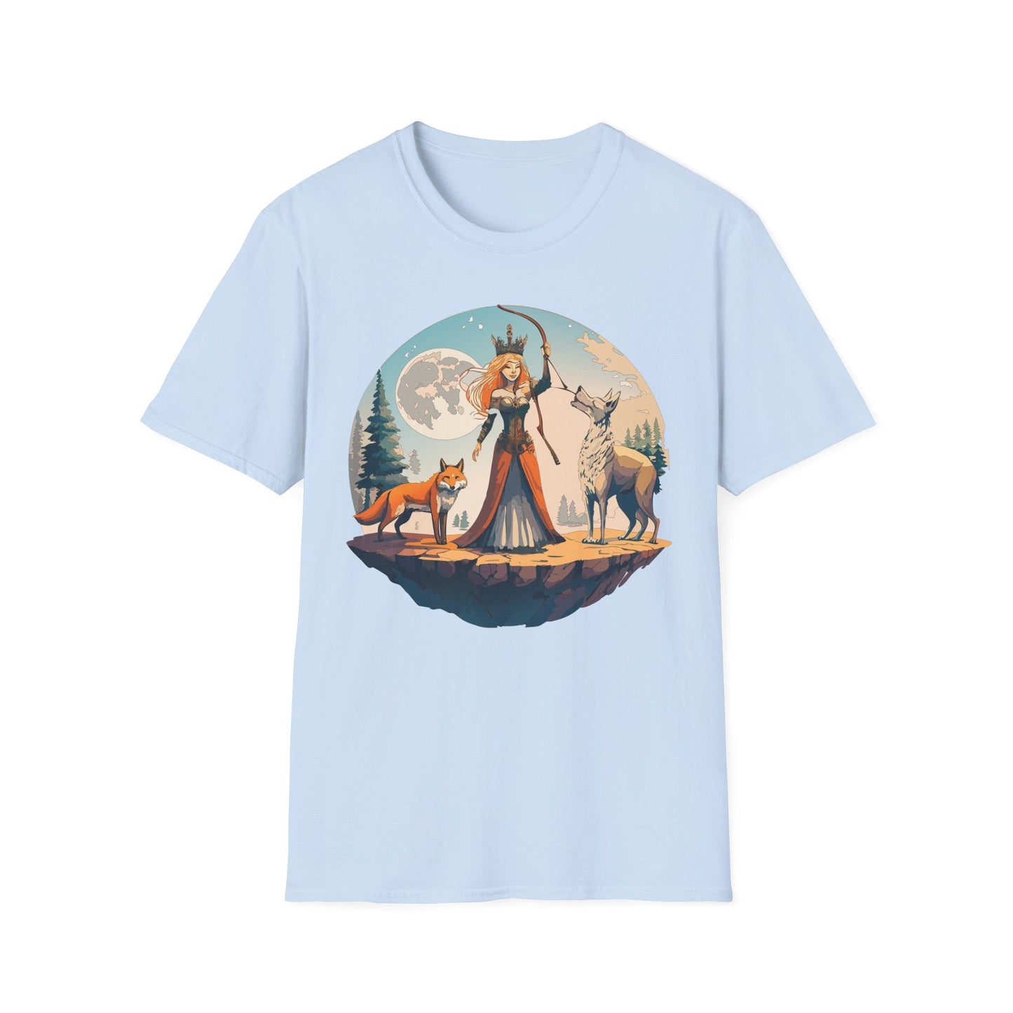 Womens Graphic T Shirts Art Design Shirt Softstyle Gildan 64000 Unisex Tee Ring Spun Cotton