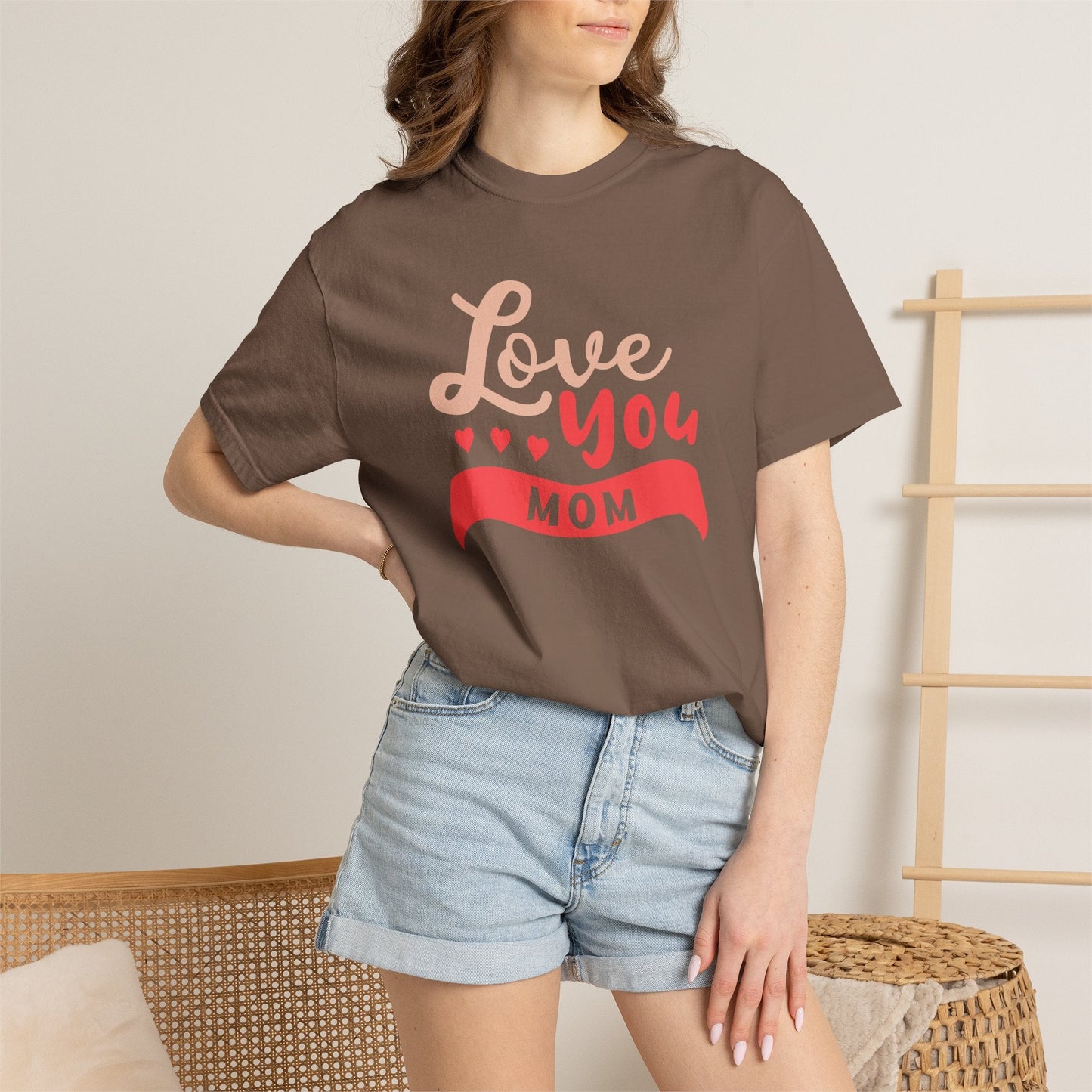 Mom T-shirt Mother Day Mama Tee Unisex Comfort Colors Garment-Dyed Cotton h50