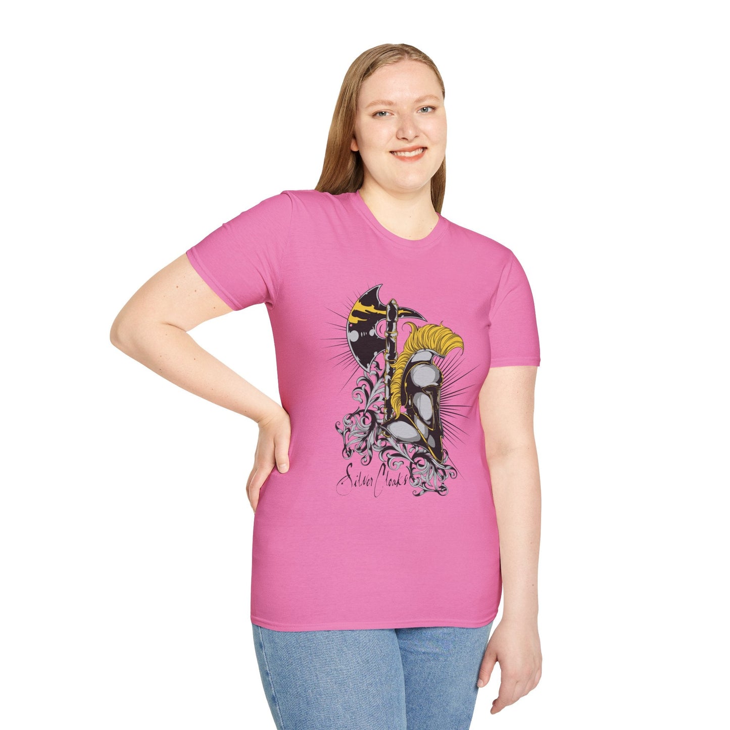 Unisex Art Graphic Shirt 100 Percent Ring Spun Cotton Softstyle Tee For Everyday Comfort And Style