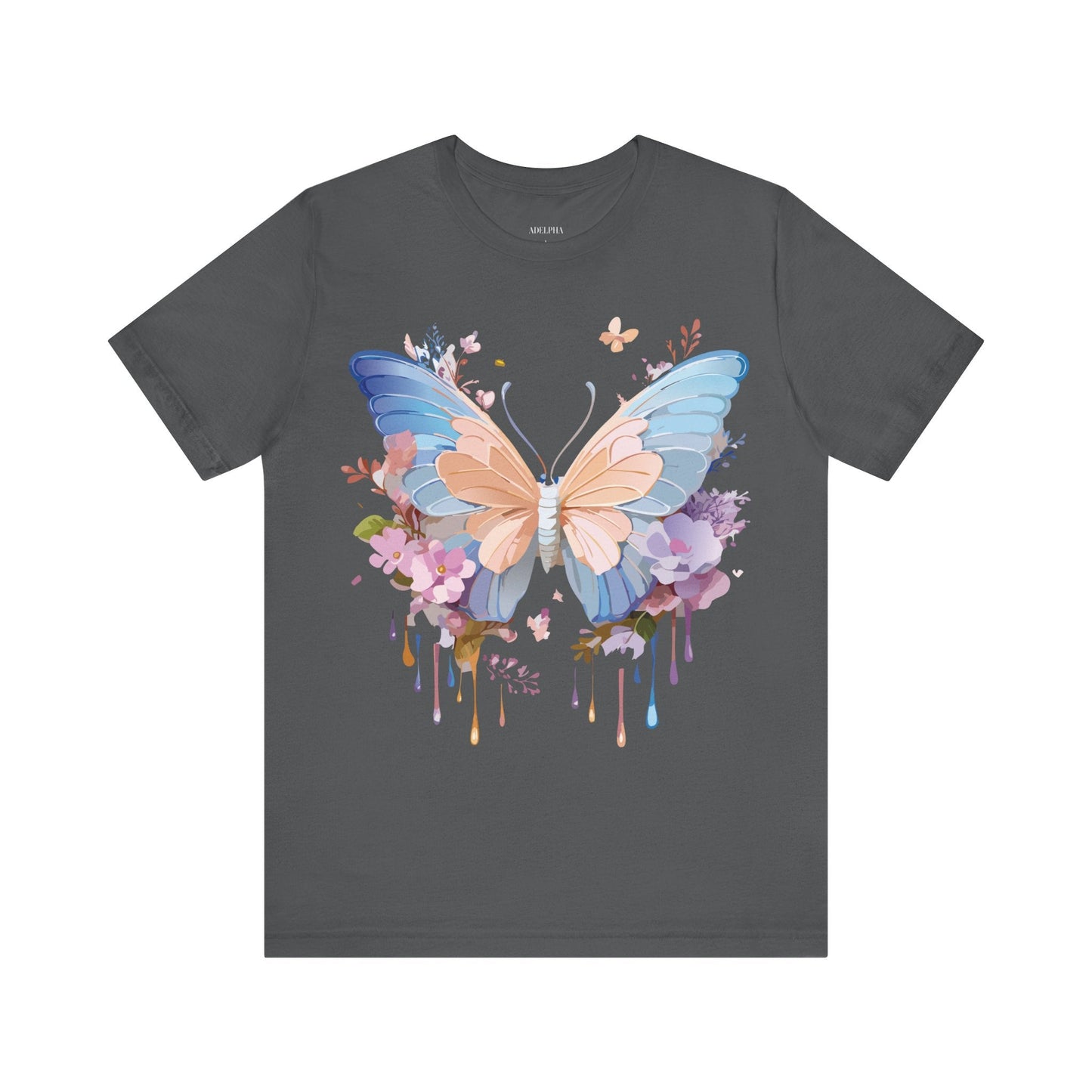 Butterfly Graphic Tee By Adelpha Unisex Short Sleeve Shirt Art Design