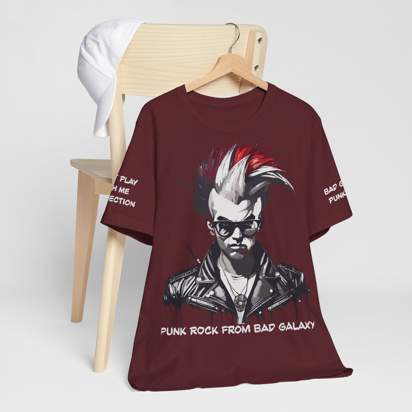 Punk Rock Tee Shirt Made In USA 100 Percent Cotton Eco Friendly Inks Durable Stitching