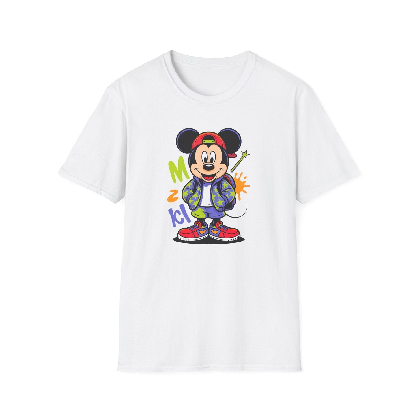 Cartoon T Shirt With Animation Design Unisex Gildan Softstyle 64000 Tee For Funny Animals