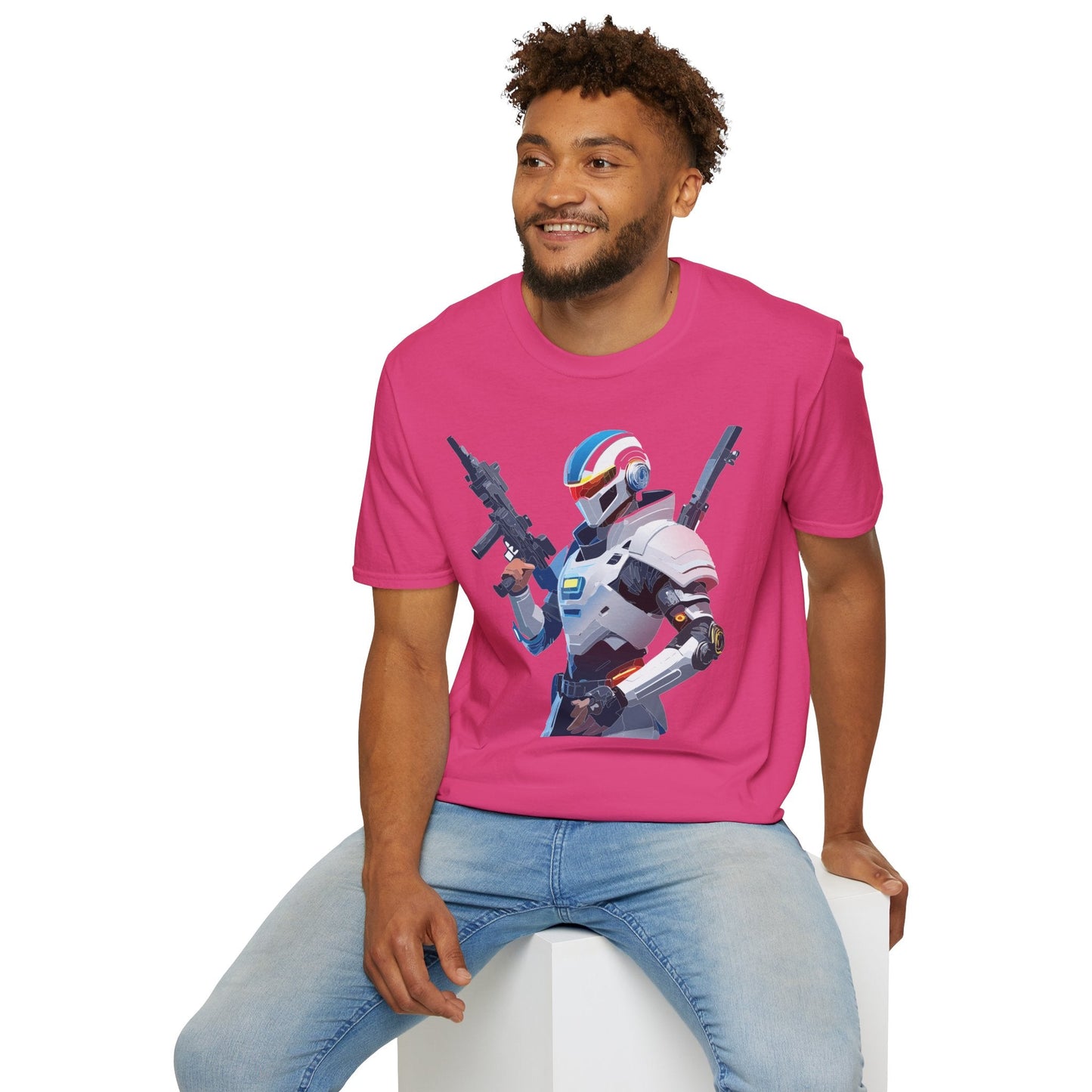 Robocop Graphic Unisex Cotton With Cyber Man Artwork Tee 2