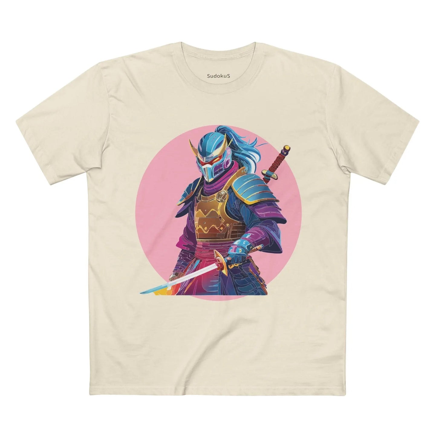 Samurai Graphic Unisex 100 Cotton Staple Tee 3