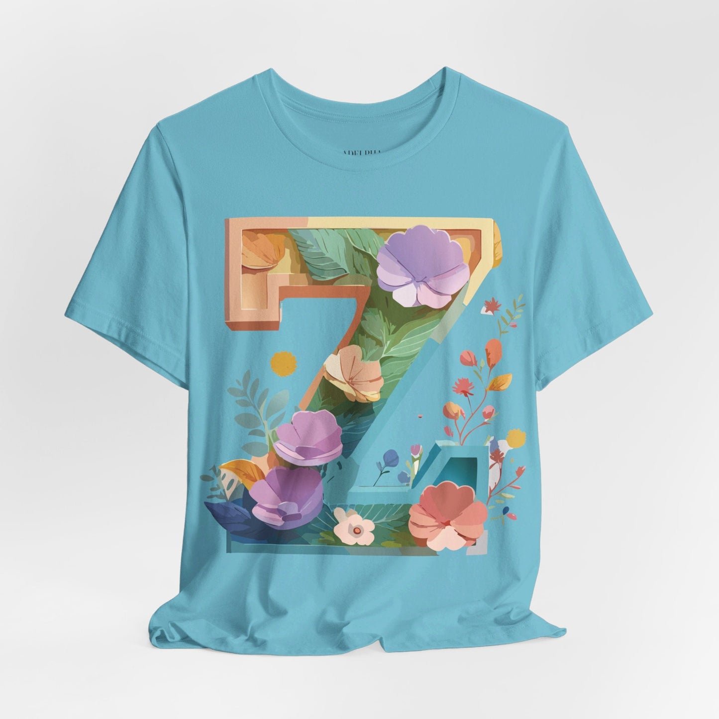 Unisex Letter Z Graphic Tee Premium by Adelpha Vintage Inspired Art Short Sleeve Shirt