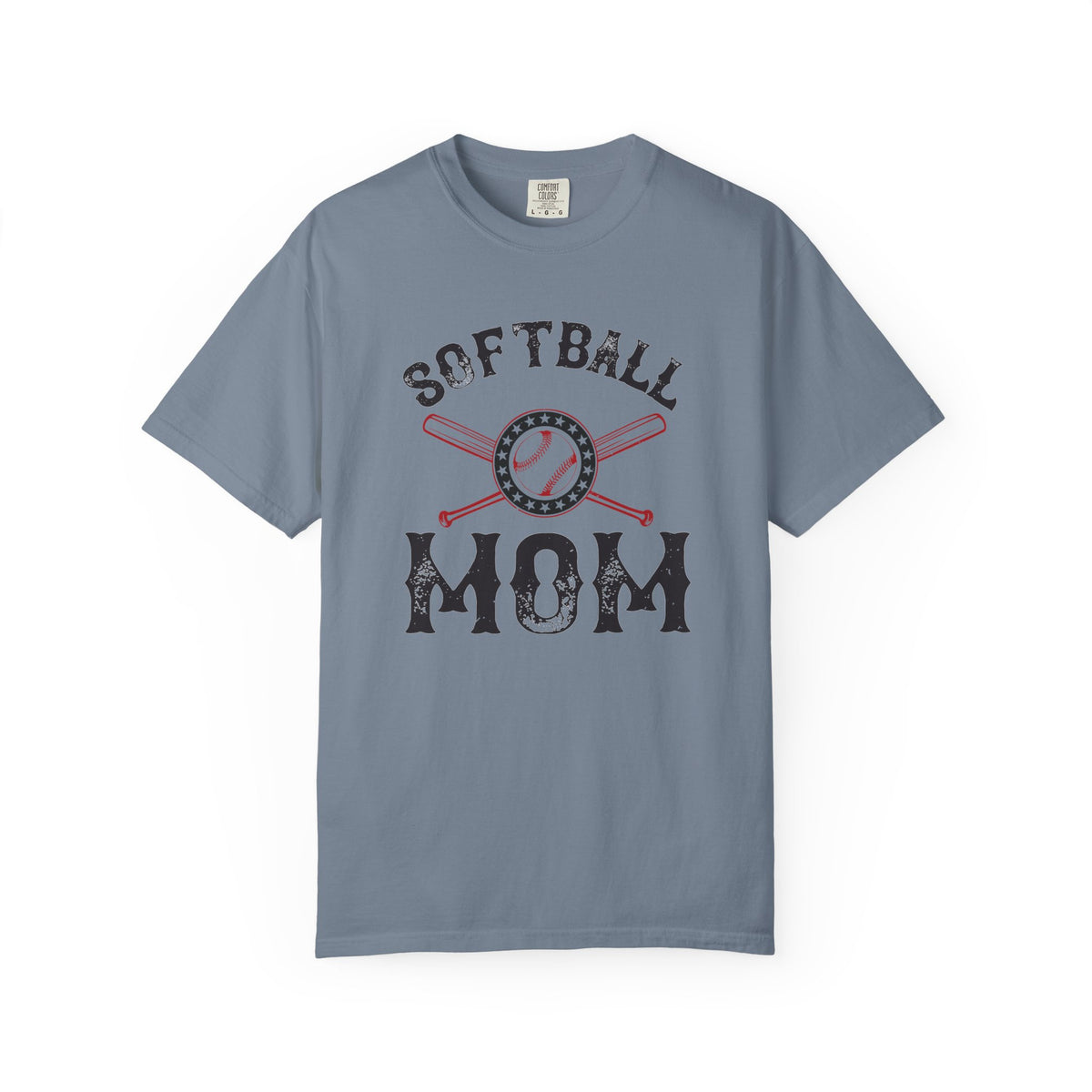 Softball Mom T-shirt Mother Day Mama Tee Unisex Comfort Colors Garment-Dyed Cotton h92