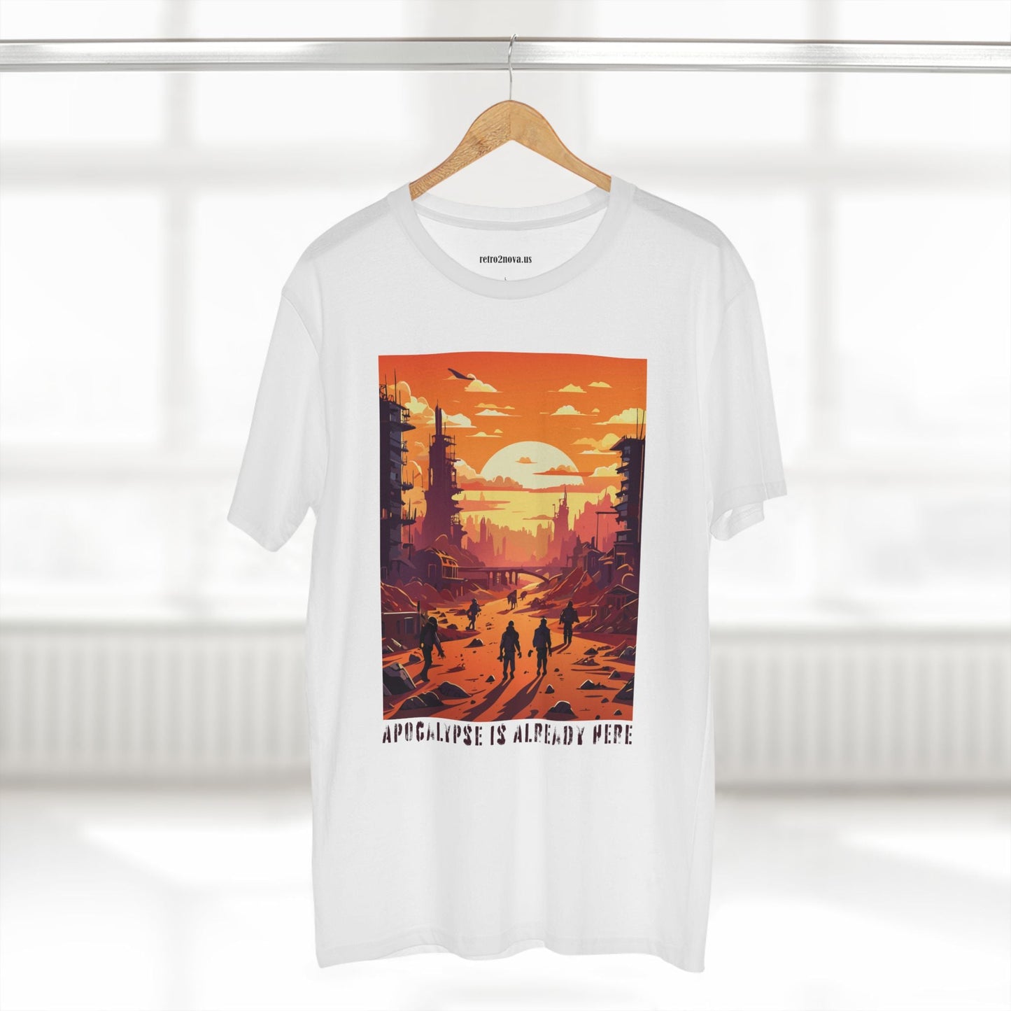 Cataclysm Shirt Doomsday Tee Unisex Premium Cotton Staple Tee Original Art Design By Retro2Nova
