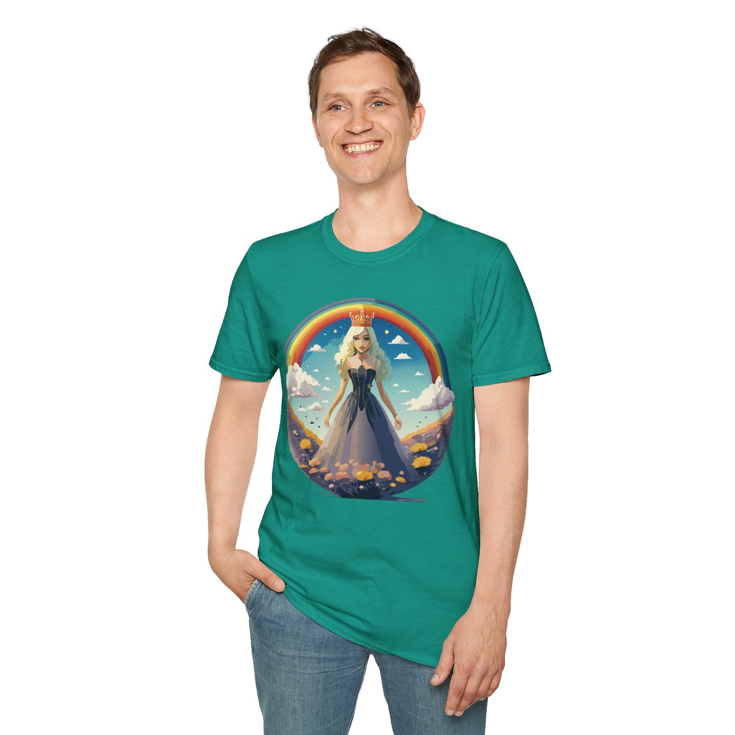 Womens Graphic T Shirt Art Design Tee 100 Percent Cotton Short Sleeve Softstyle Unisex