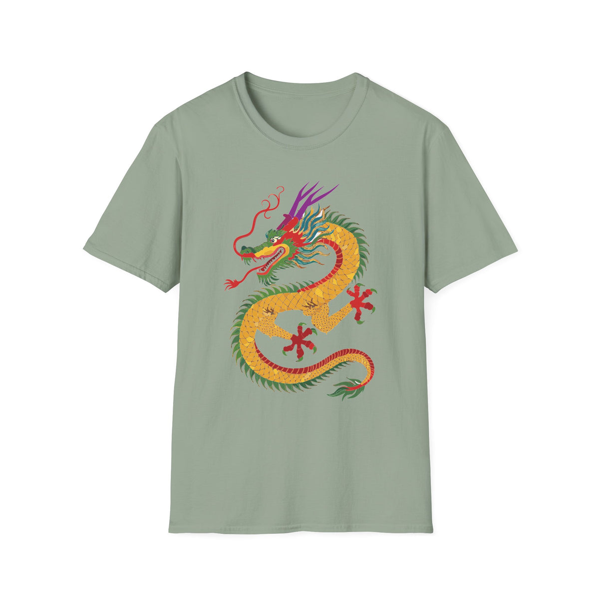 Dragon Graphic Tee Gildan Unisex 100 Cotton Tee Shirt with Animals Design h13