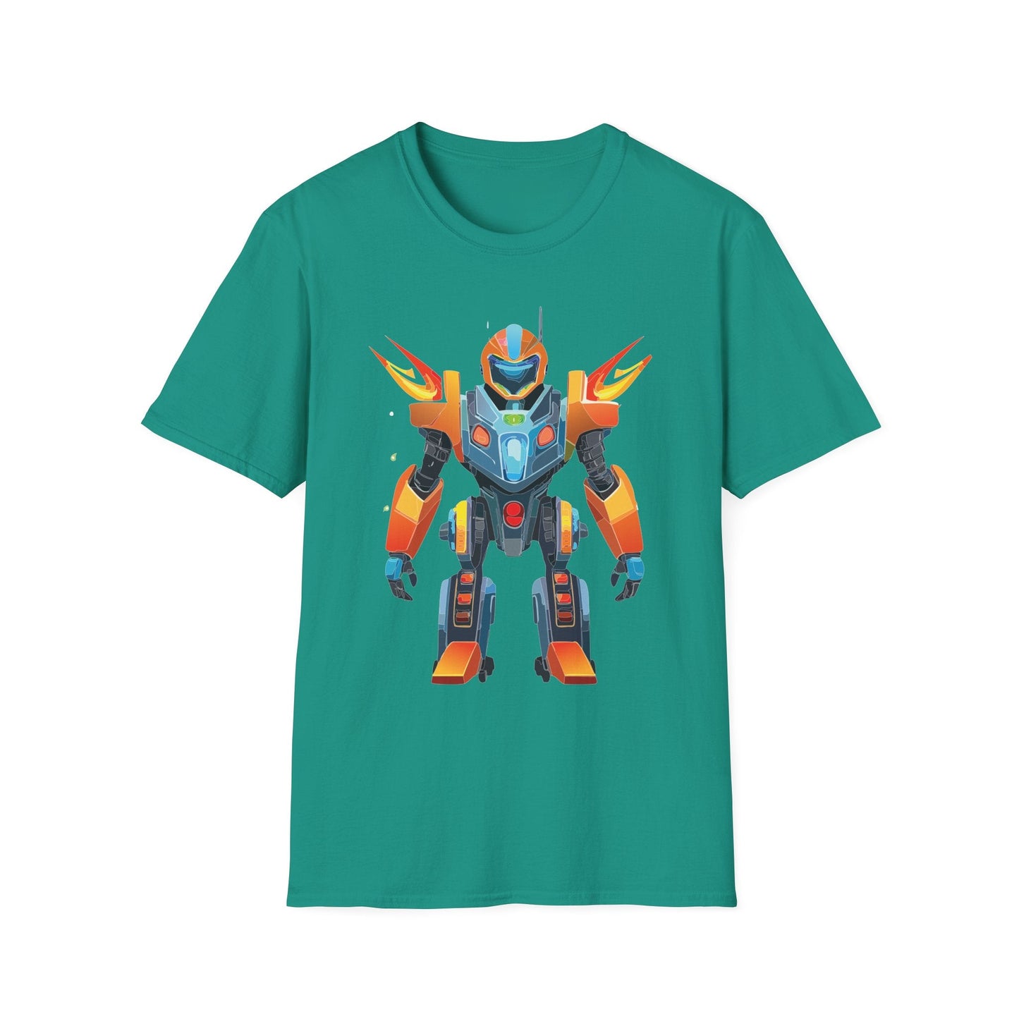 Cyborg Tee Unisex Robot Shirt Terminator Graphic Short Sleeve Tee Gildan Softstyle 64000 Cotton