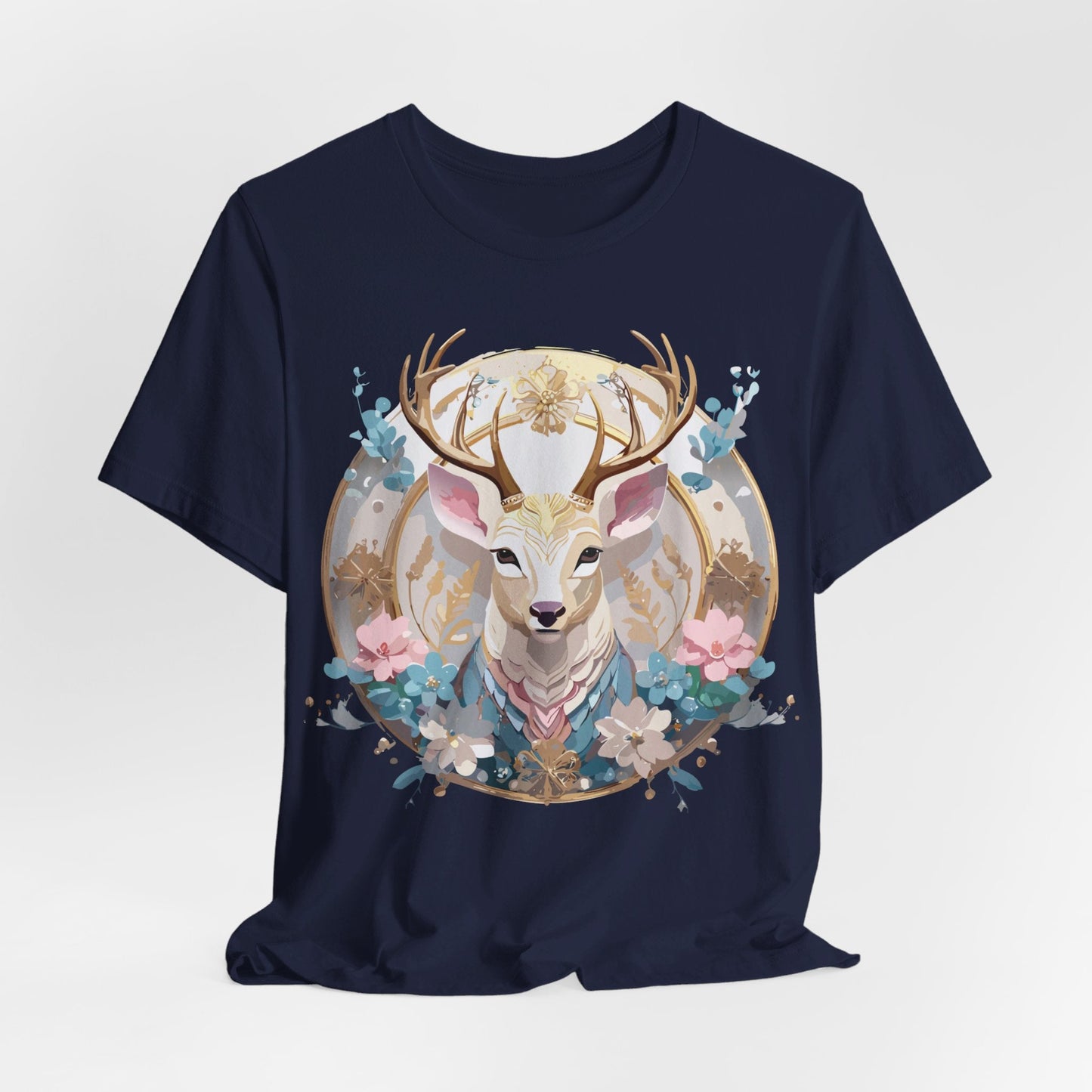 Adelpha Medallion Graphic Tee Unisex Short Sleeve Vintage Inspired Premium Art Design