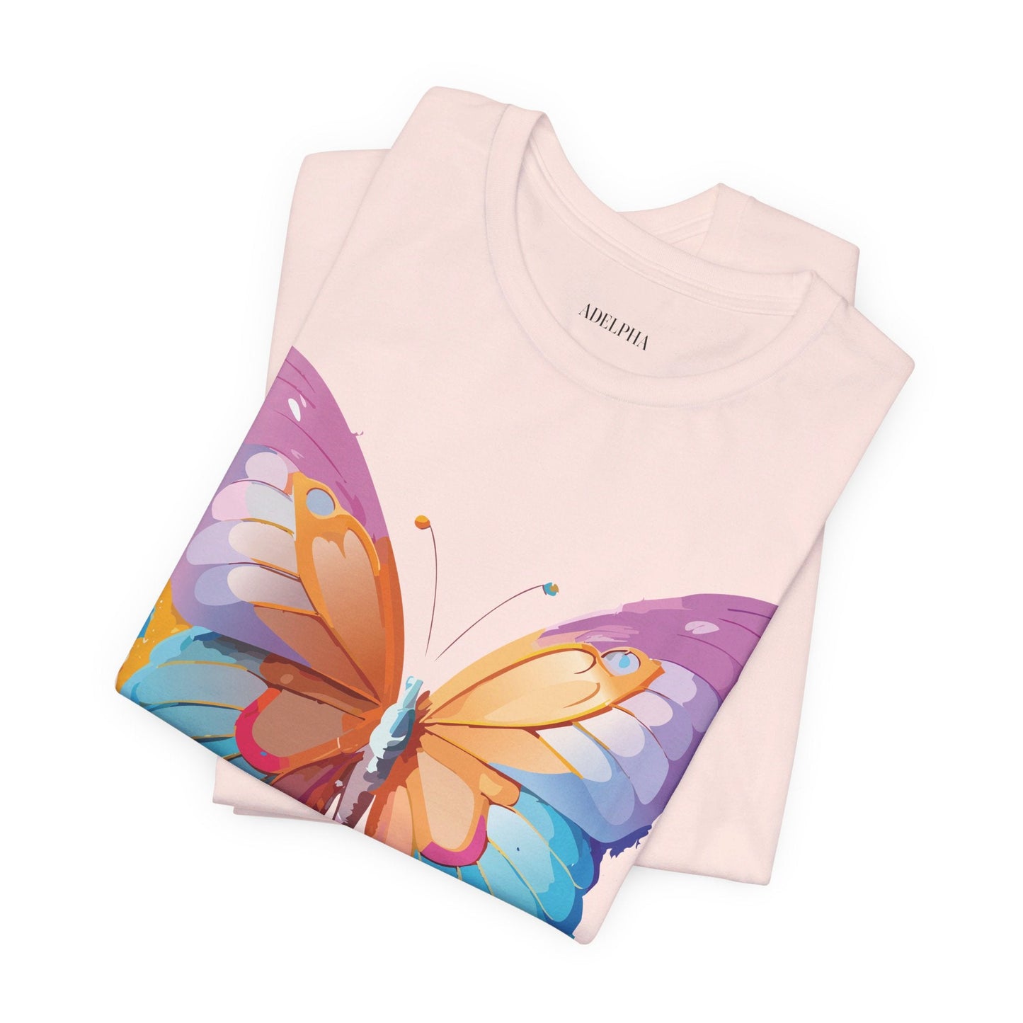 Butterfly Graphic Unisex 100 Cotton Lightweight Vintage Design Jersey Tee 91
