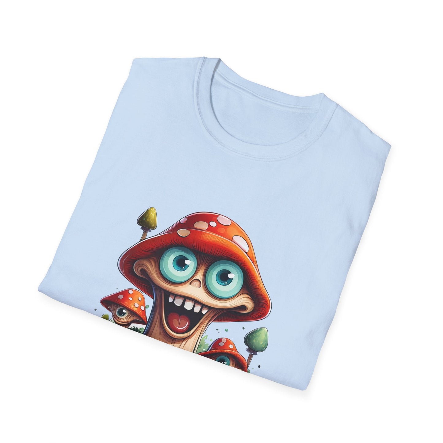 Mashroom Tee Shirt Unisex Funny Mushroom Design Softstyle Tee One Hundred Percent Ring Spun Cotton