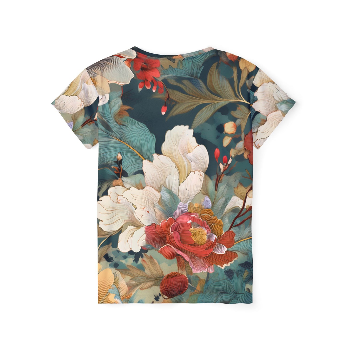 Women Poly Shirt with Floral Print F340