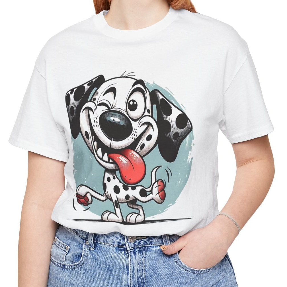 Mindi Cartoon Dog Tee Shirt, Funny Dog T-Shirt, Pet Shirt, Animal Tees, Funny Animal T-Shirt, Graphic Tee