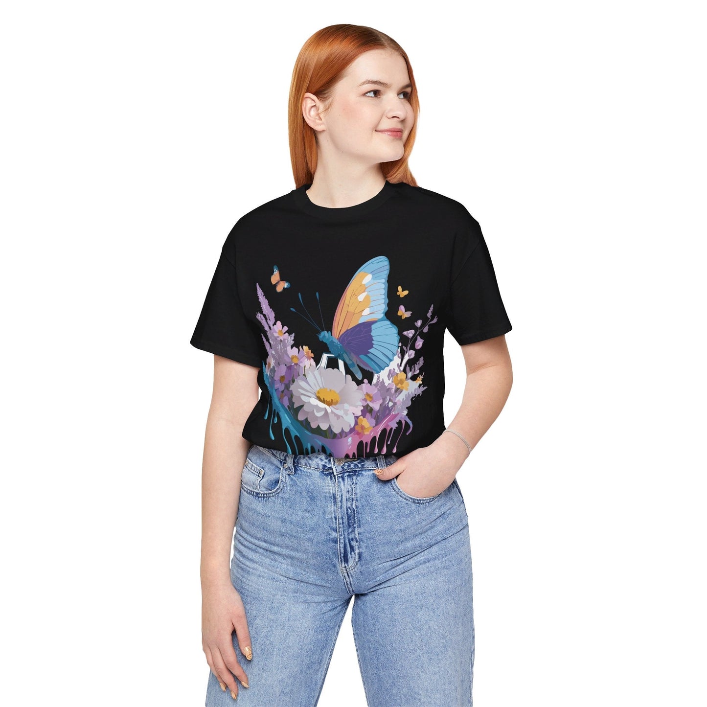 Adelpha Vintage Inspired Graphic Tee Unisex Short Sleeve Shirt
