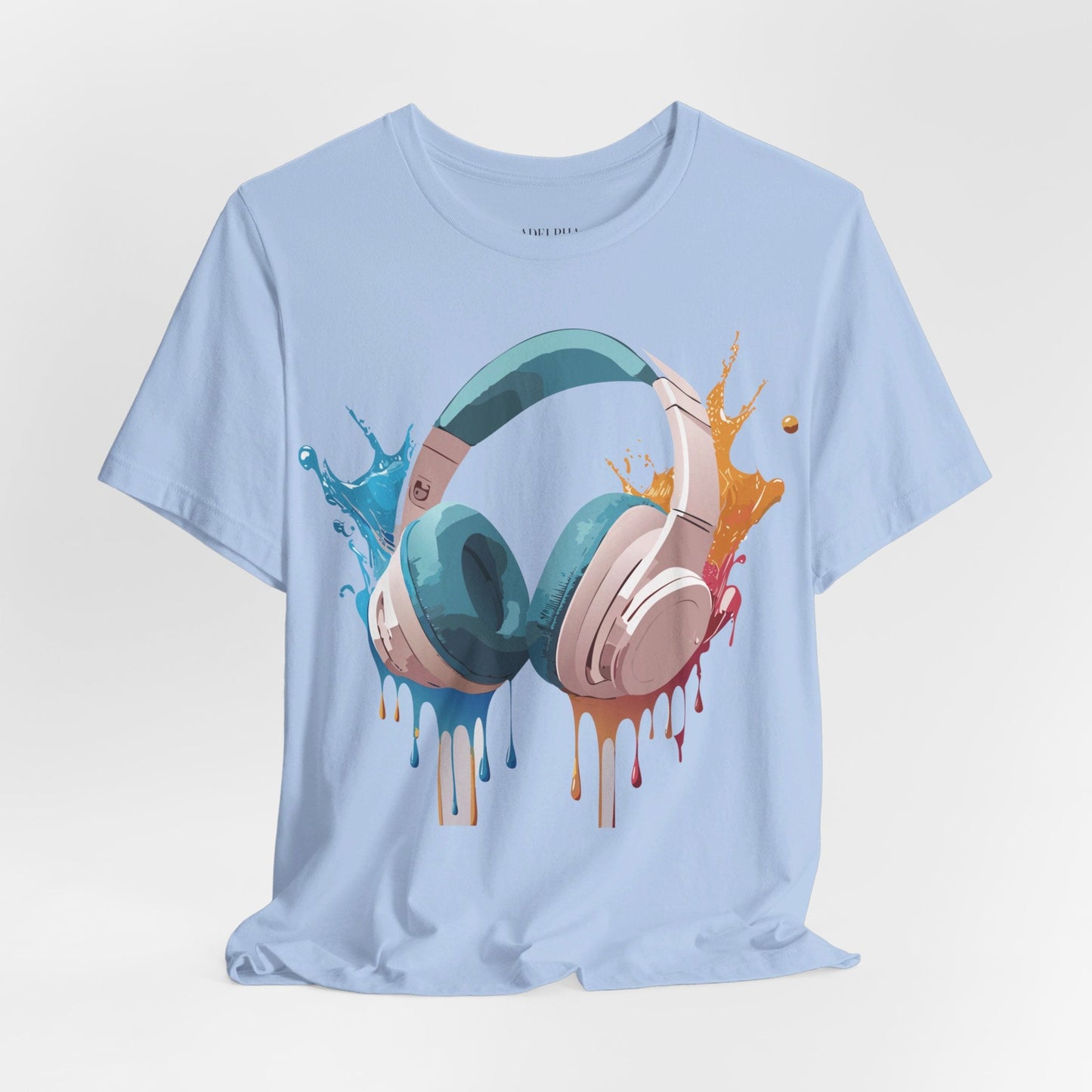 Music Graphic T Shirt Unisex Jersey Short Sleeve With Vintage Inspired Artwork Adelpha
