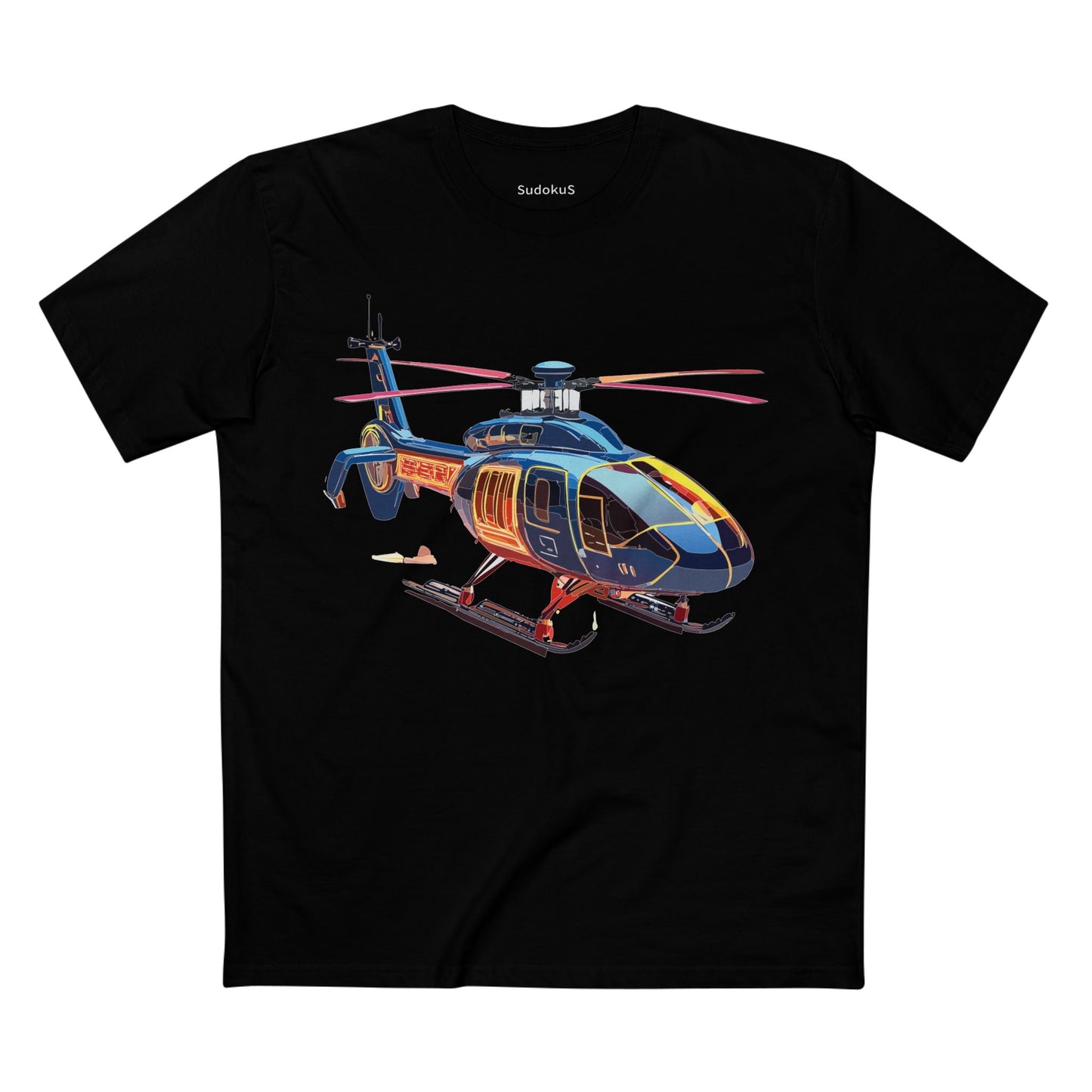 Chopper Graphic Unisex 100 Cotton Staple Tee 8
