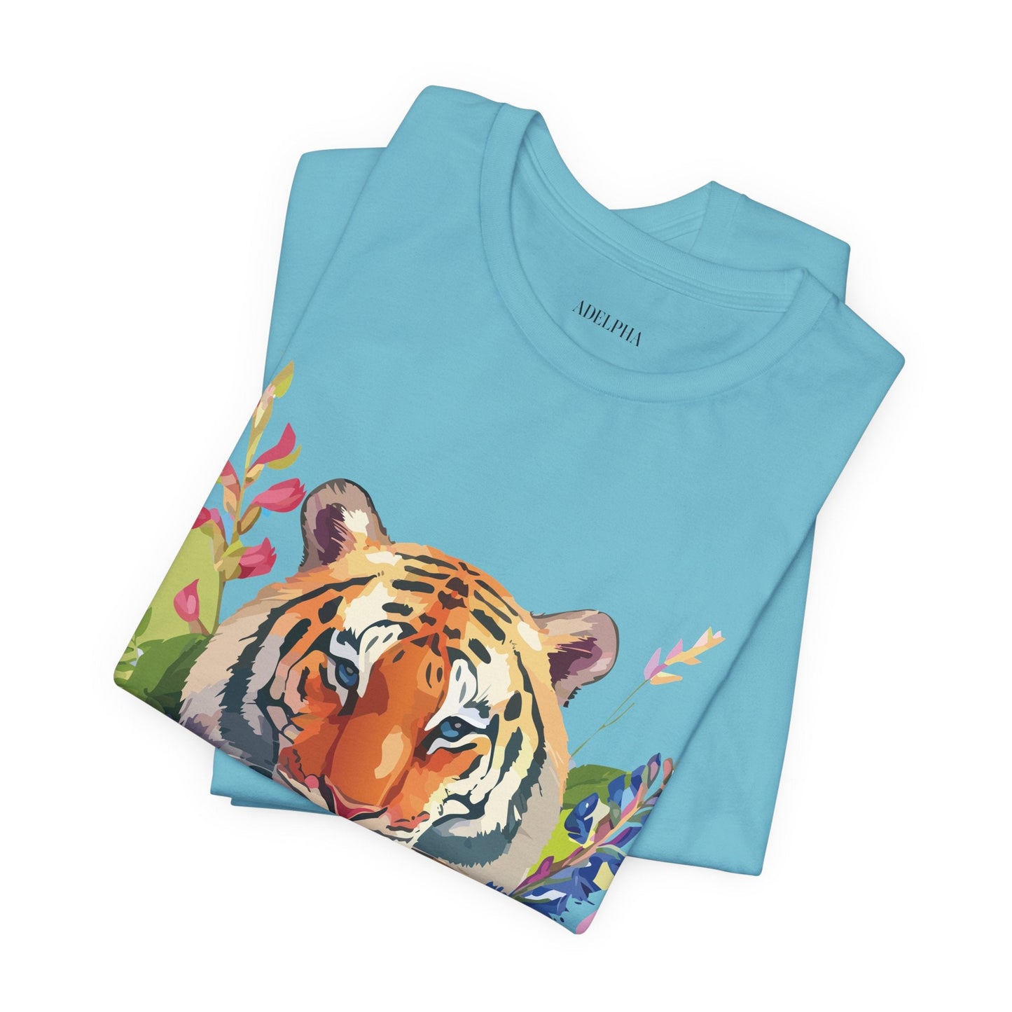 Tiger Shirt Unisex Jersey Short Sleeve Graphic Tee With Vintage Inspired Artwork From Adelpha