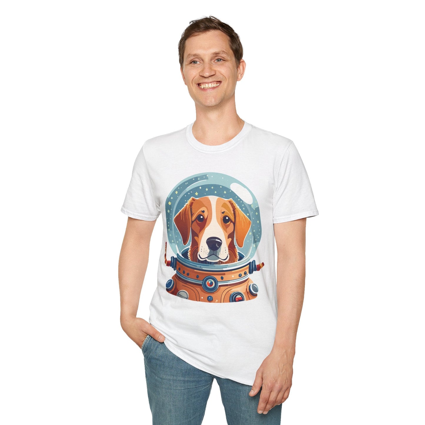Dog Shirt Unisex Animal Tee Soft Cotton Premium Softstyle Ring Spun Gildan 64000