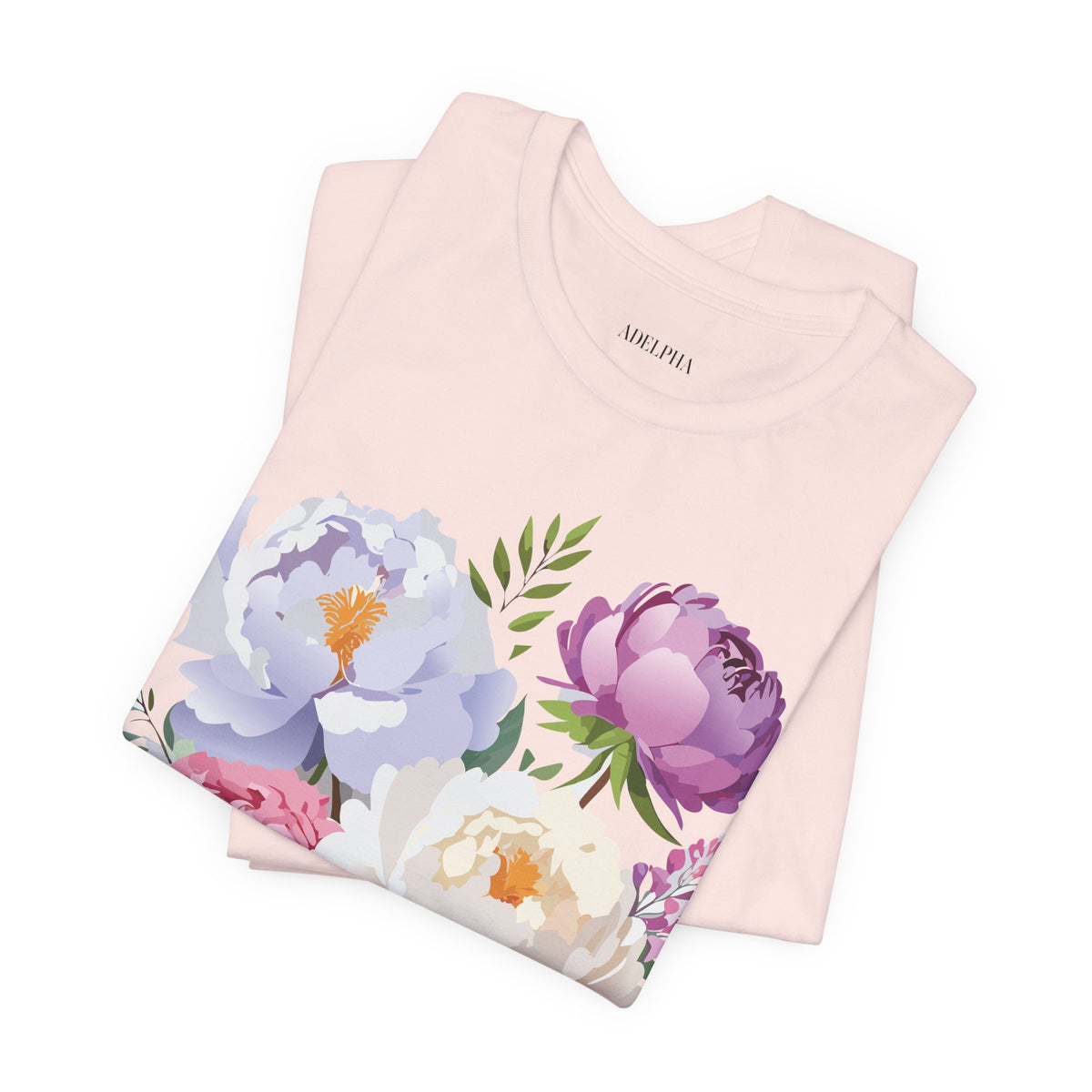 Floral Graphic Tee Shirt - Bella+Canvas Unisex 100 Cotton 30