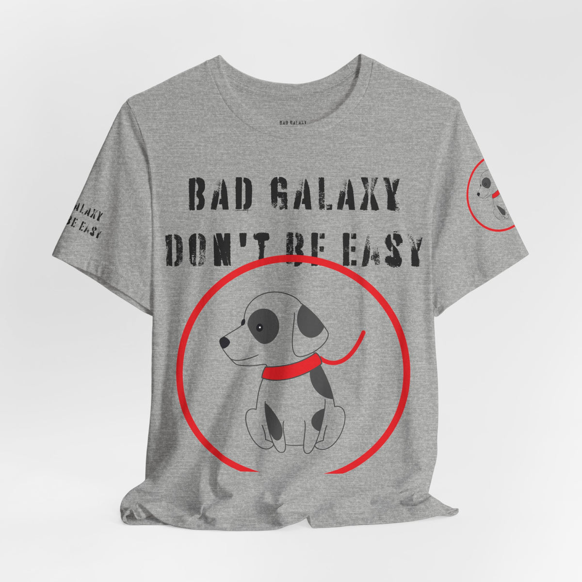 Funny Dog Graphic Unisex Cotton Bella+Canvas Tee with Art Design b87
