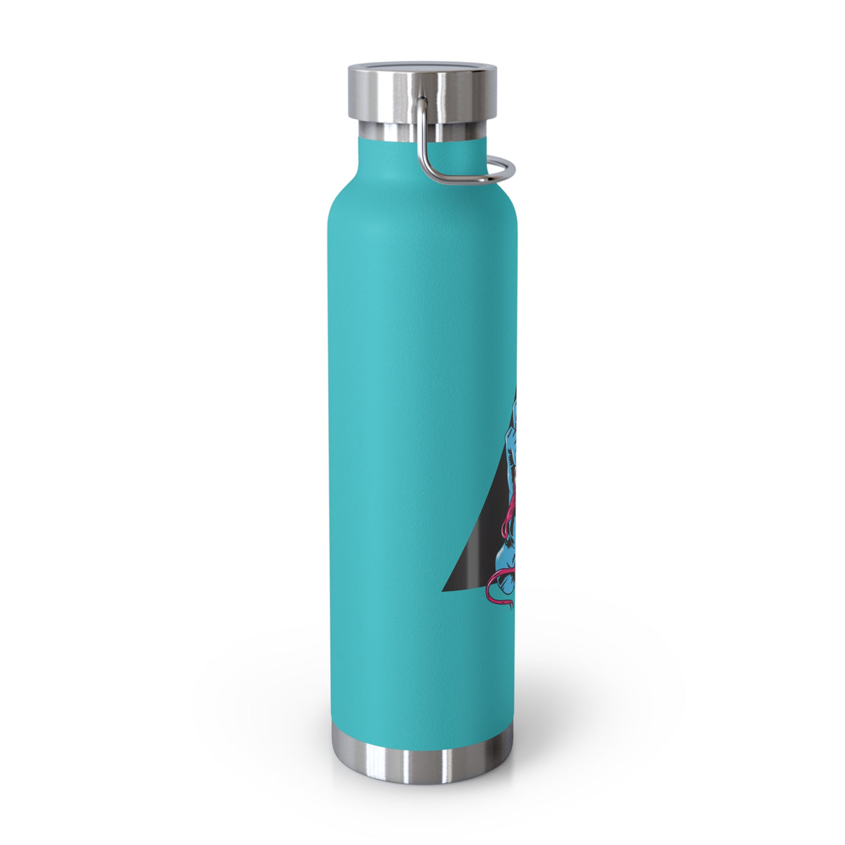 22oz Copper Insulated Water Bottle with Cartoon Design - CV61