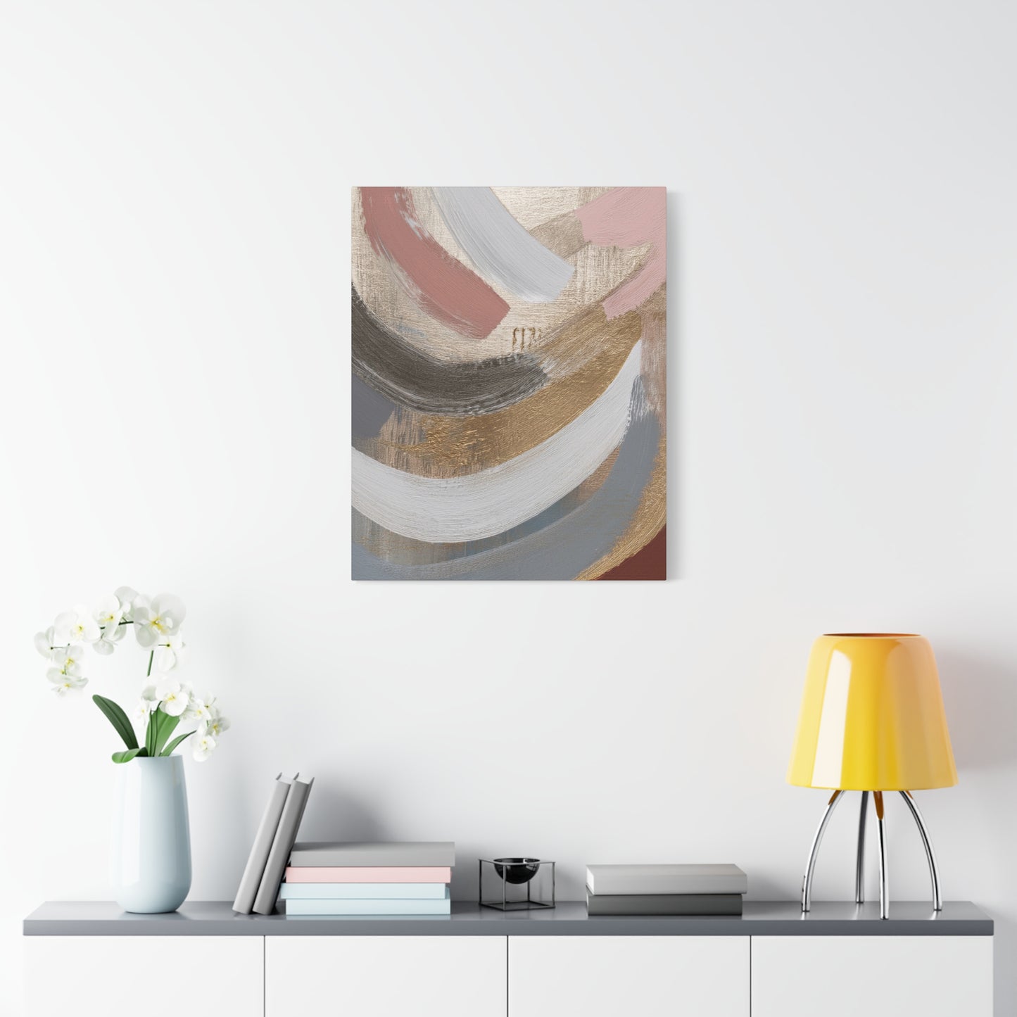 Abstract Pastel Painting Print Canvas 20x24,20x30,24x30 24x32,24x36,30x40 32x48,36x48,40x60 Pine-Wood Inner Frame ABS-90