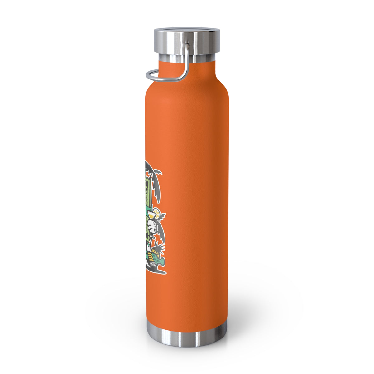 22oz Copper Insulated Water Bottle with Cartoon Design - CV100