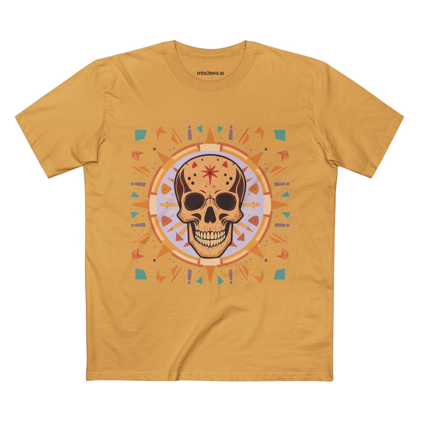Skull Skeleton Shirt Unisex Premium Cotton Tee With Original Art Design Retro2Nova