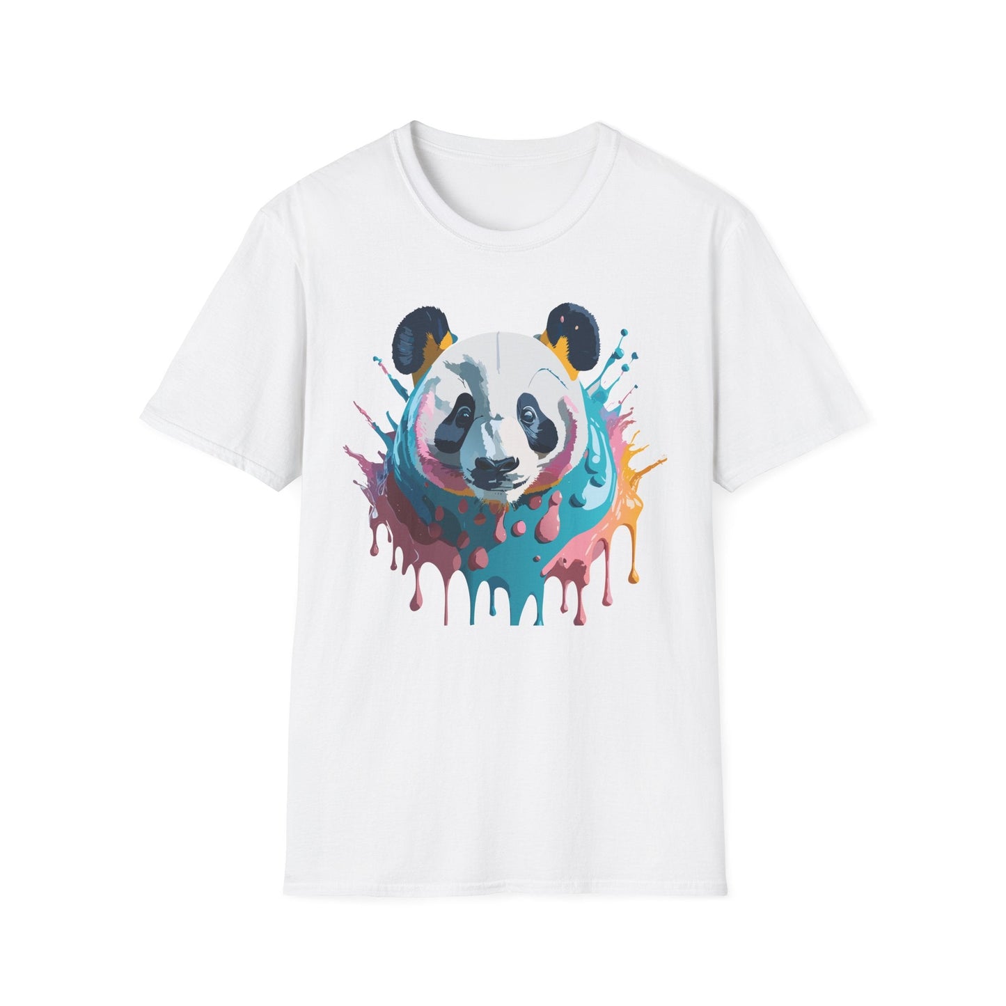 Panda Shirt Unisex T Shirt Gildan Softstyle 64000 Panda Graphic Animal Tee 100 Percent Cotton