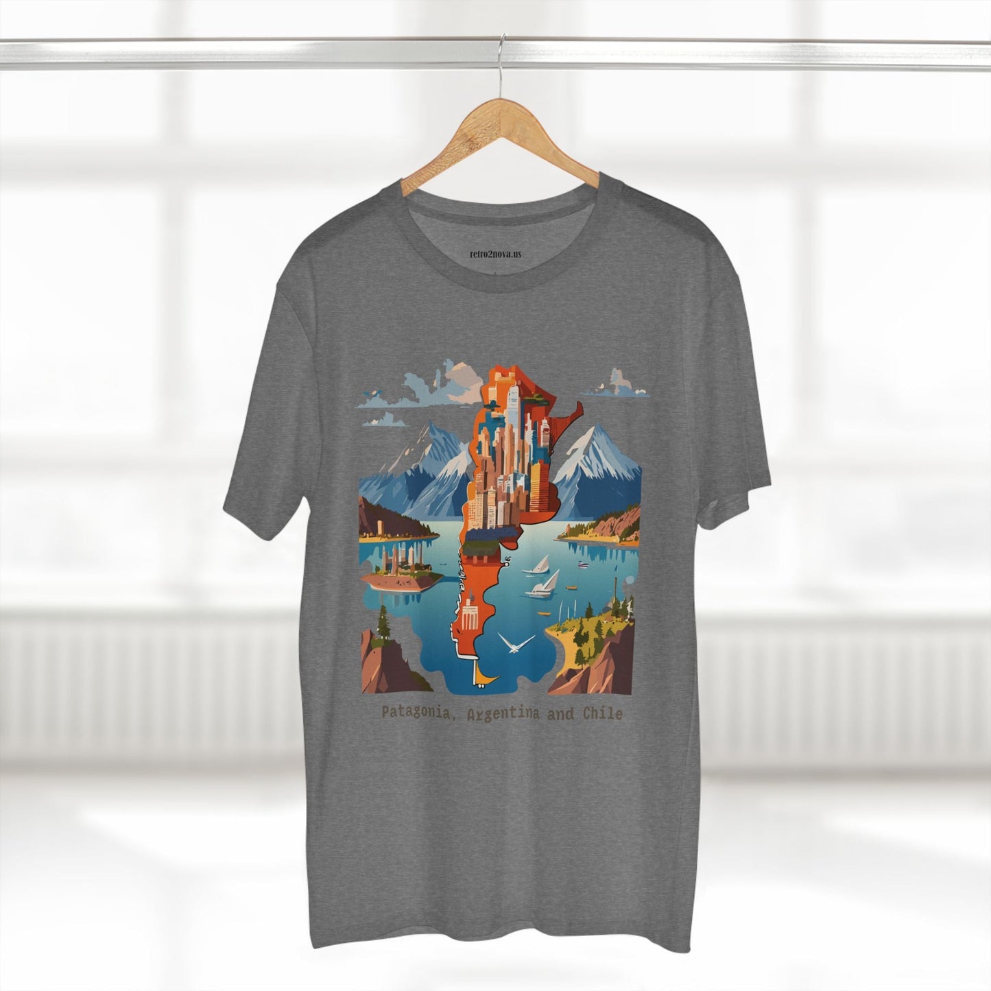Travel Shirt For Tourists Unisex Premium Cotton Tee With Original Art Design By Retro2Nova