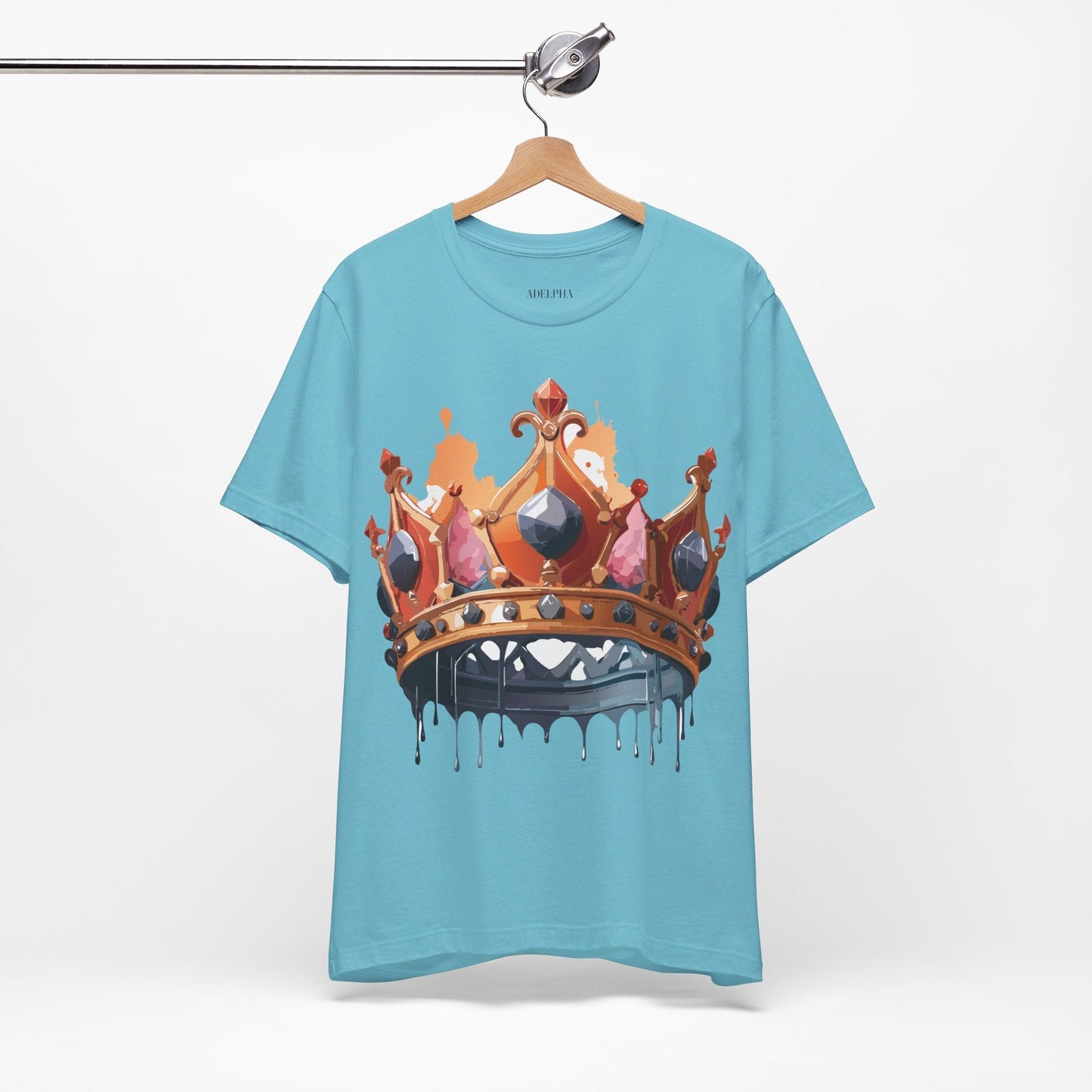 Crown Graphic Unisex 100 Cotton Vintage Artwork Tee 10
