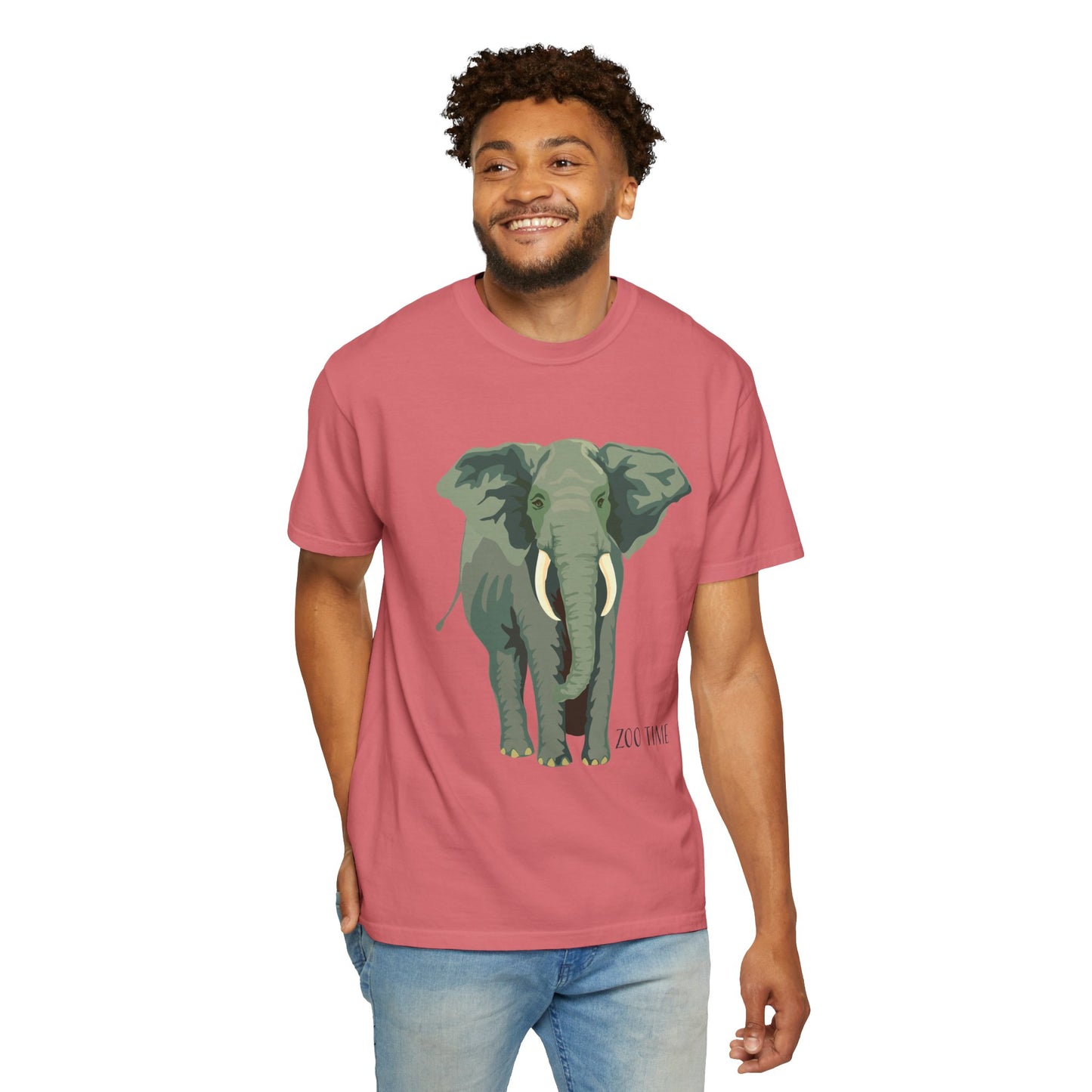 Unisex T-shirt with animal prints